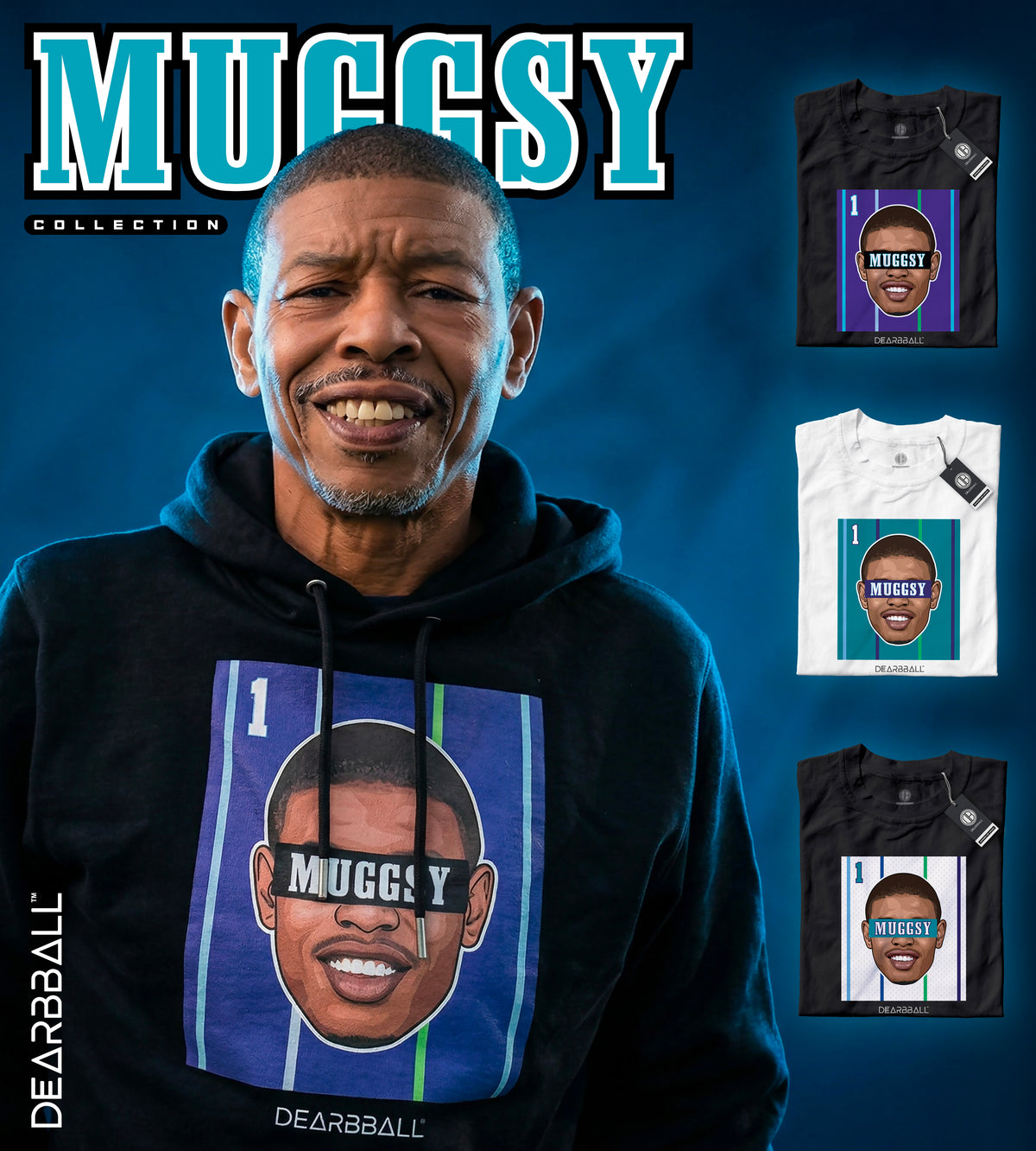 Sweat à Capuche DearBBall - Edição MUGGSY Roxo