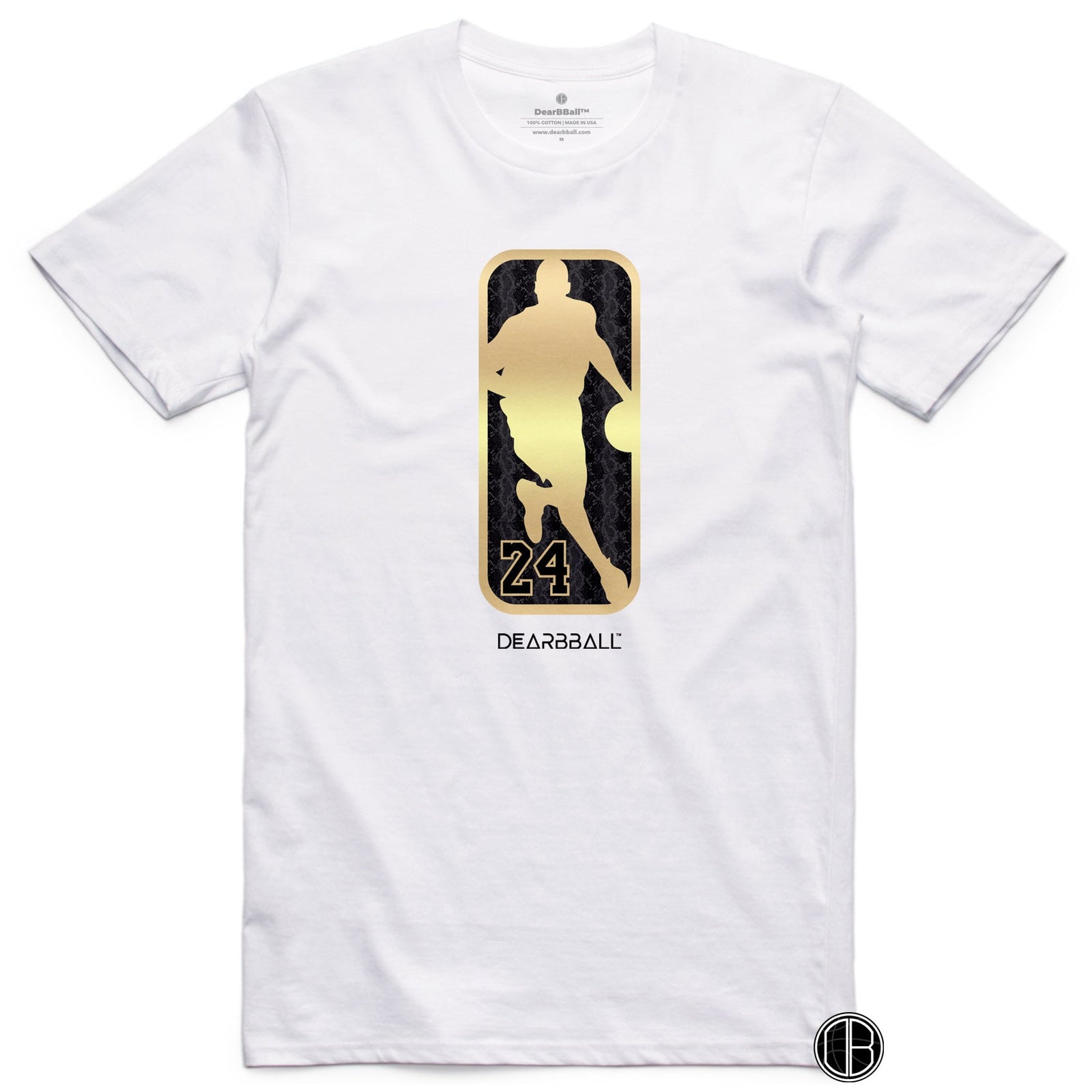 T-shirt DearBBall - Edição Mentality Logo Ouro