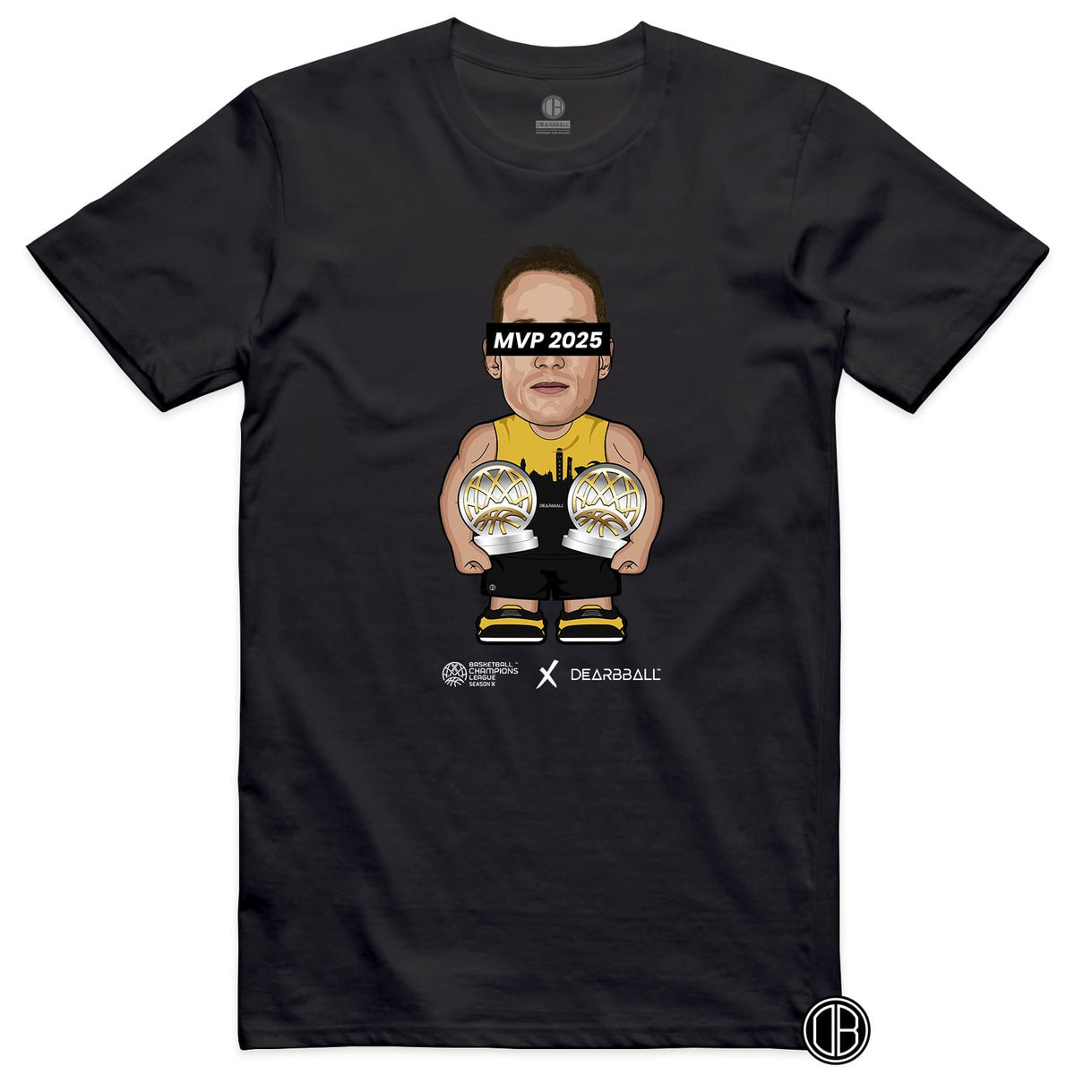 T-shirt DearBBall - Huertas MVP 2024 &amp; 2025 Edizione Mini Player BCL