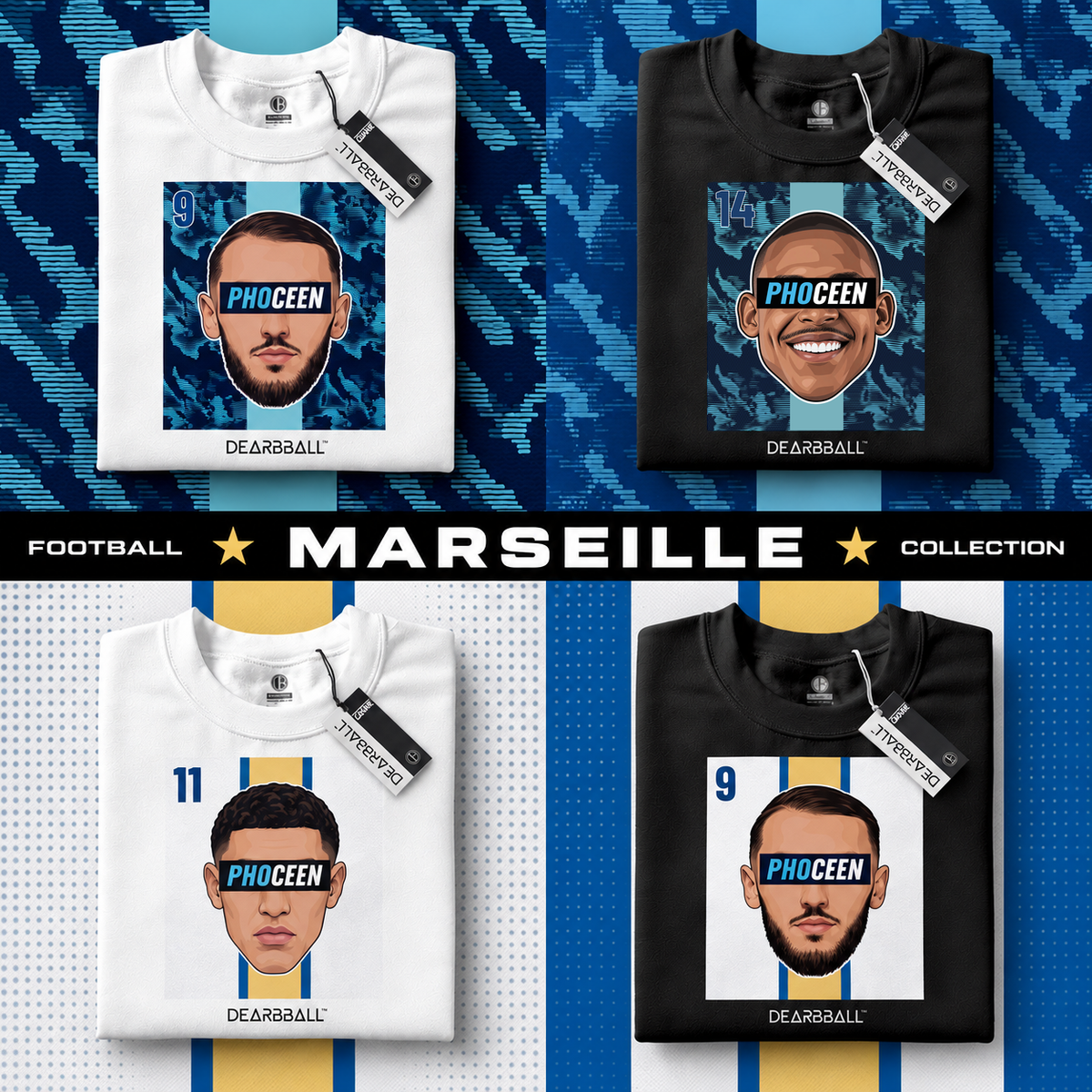 DearBBall T-Shirt - PHOCEEN 14 Marseille Edition