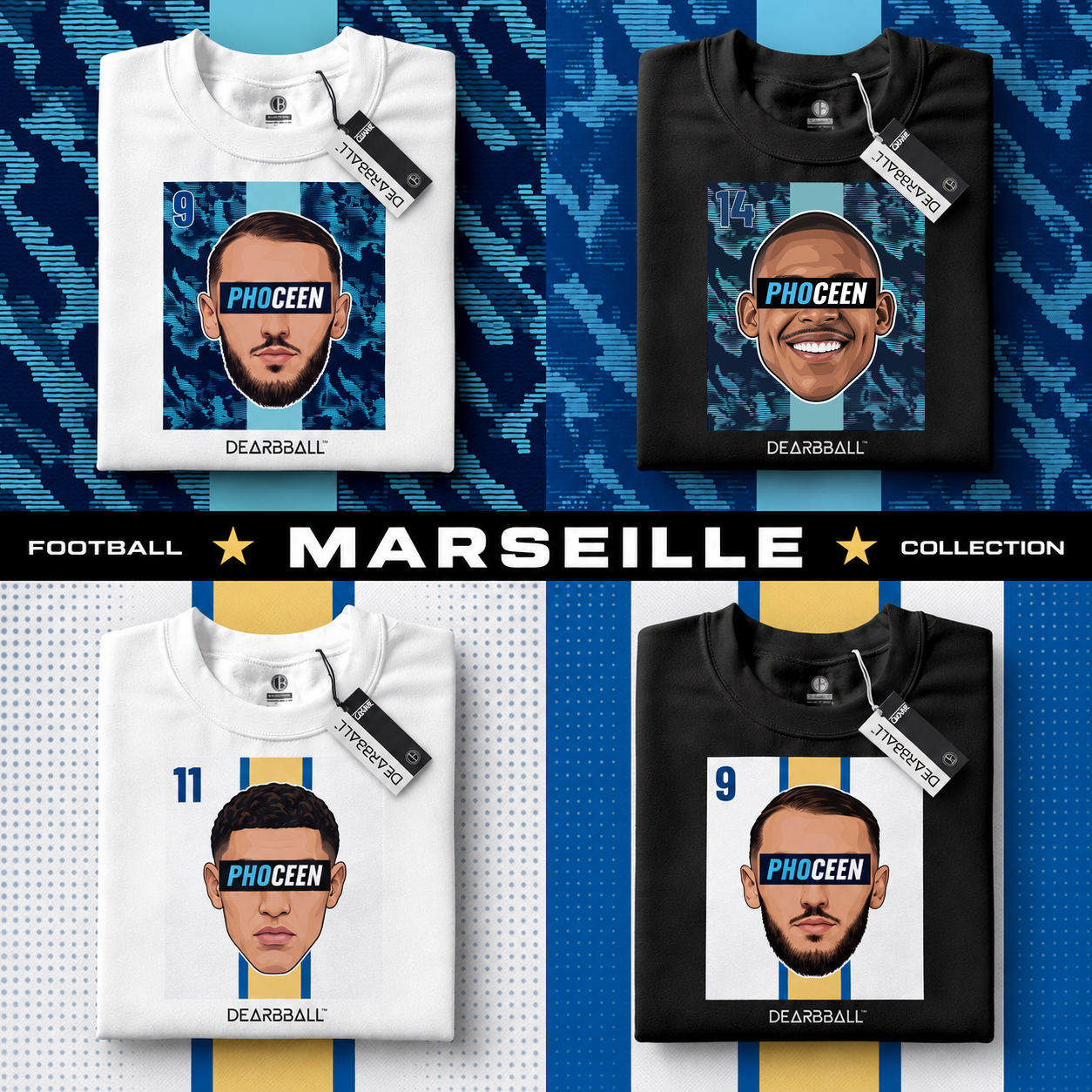 DearBBall T-Shirt - PHOCEEN 14 Marseille Edition