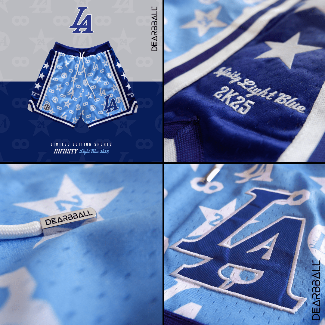 DBB SHORT MESH PREMIUM - INFINITY LIGHT BLUE ÉDITION LIMITÉE ♾️