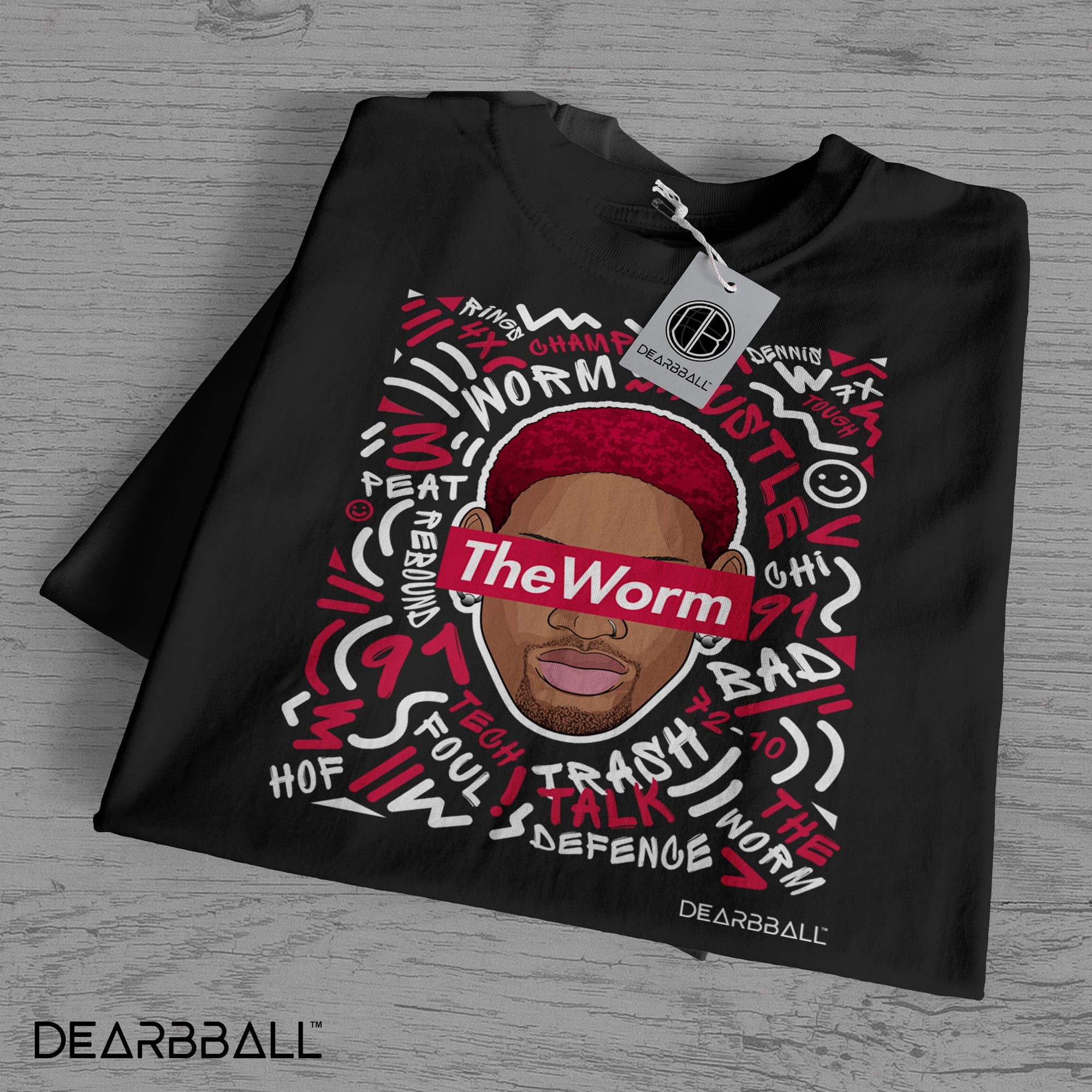 Camiseta DearBBall - Edición The Worm Words Matter