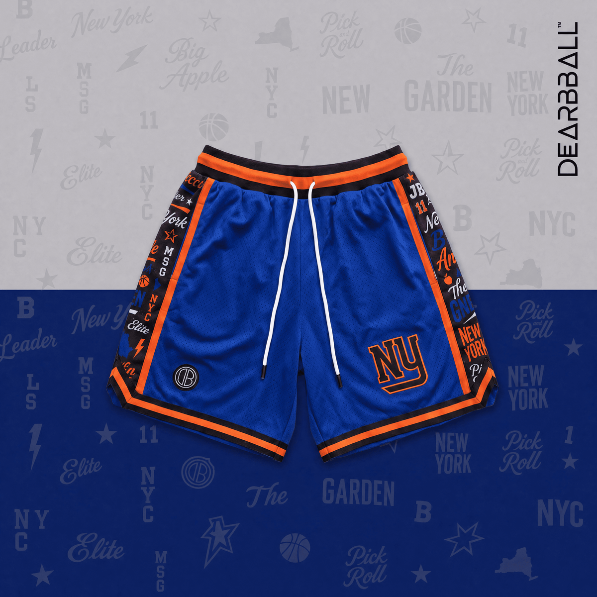 DBB SHORT MESH PREMIUM - L.A. INFINITY WEIß NUMMERIERTE LIMITIERTE EDITION