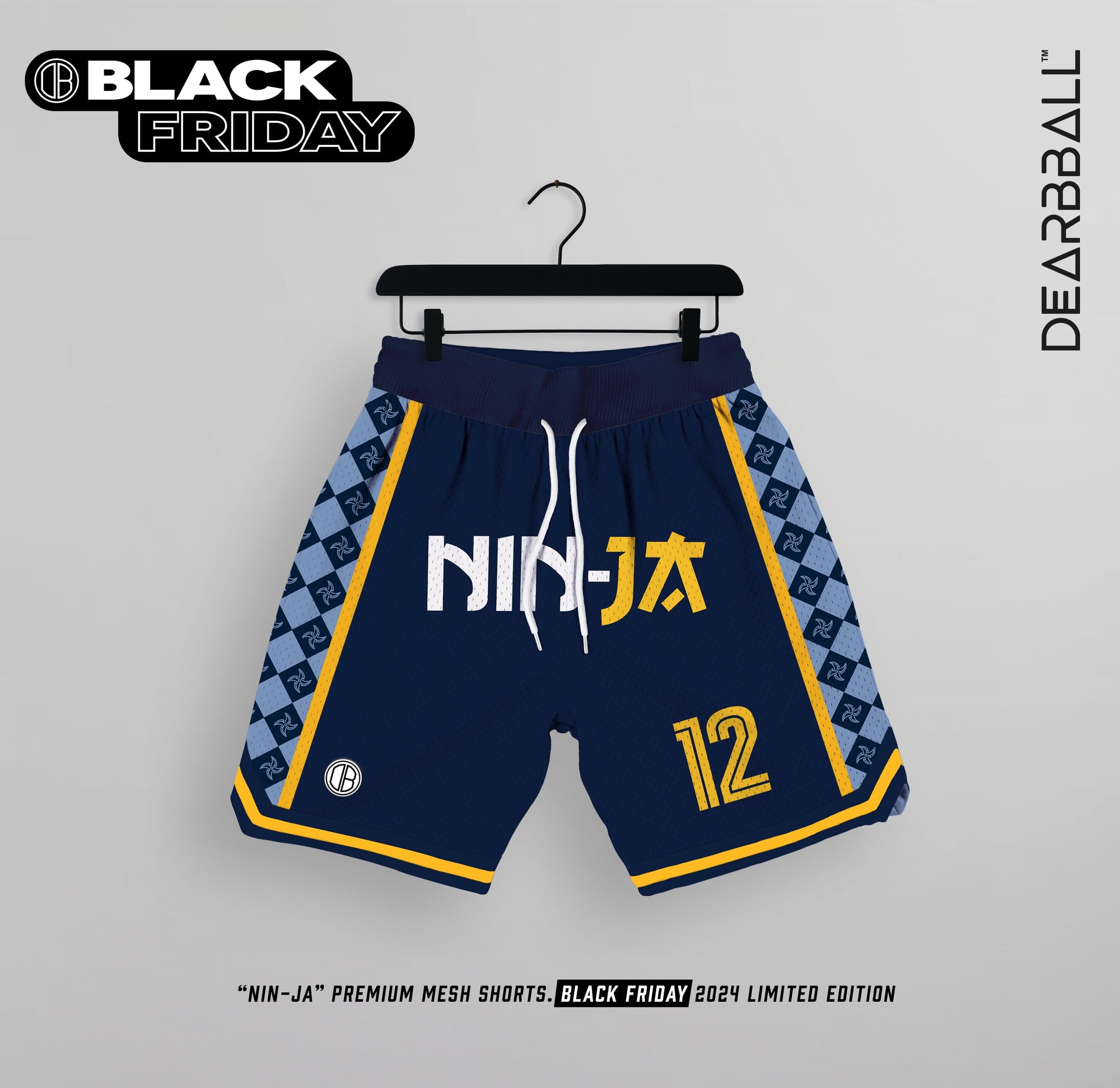 DEARBBALL BROOKLYN MESH SHORTS - BKN STREET LIMITED EDITION 