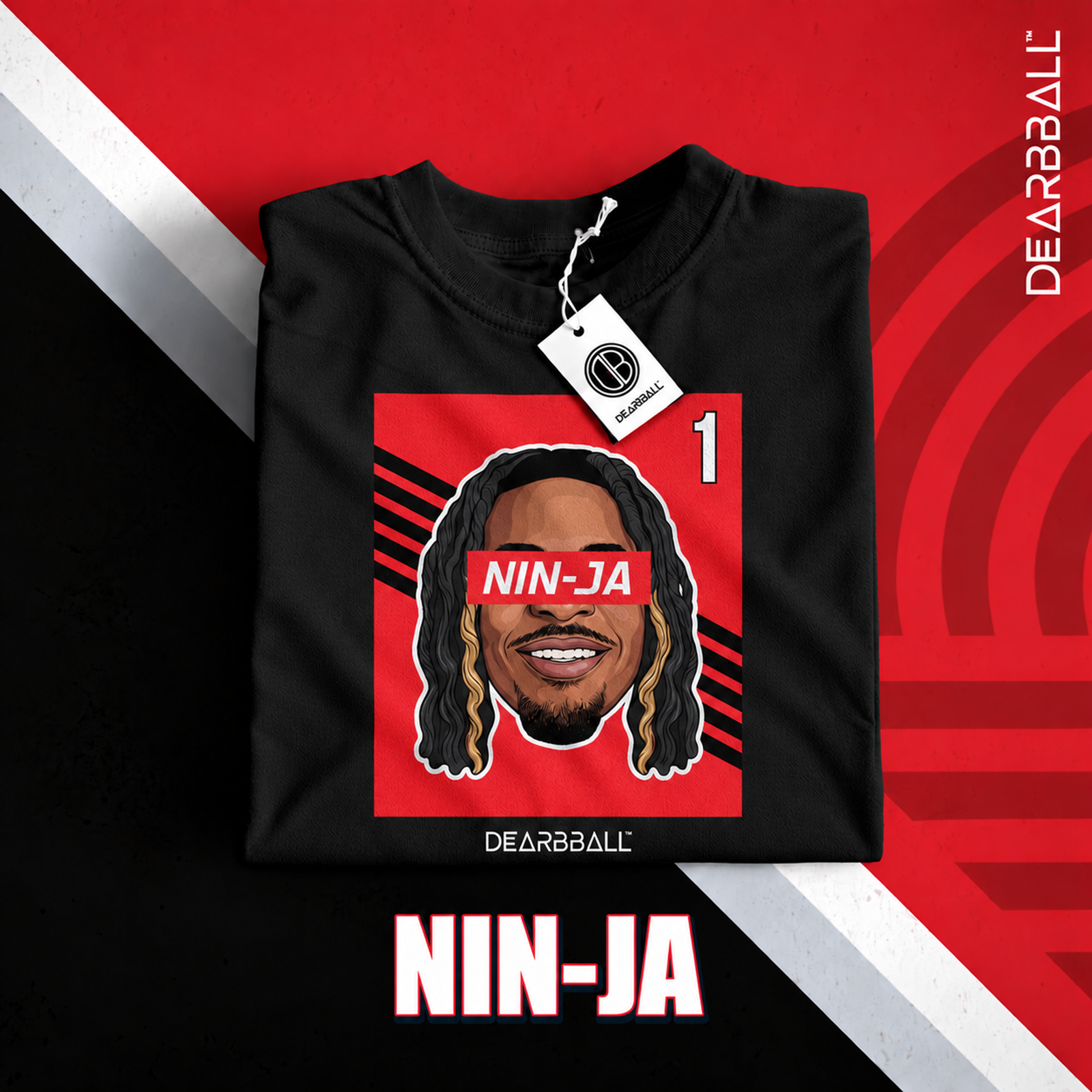 DearBBall T-Shirt - NIN JA Portland Edition