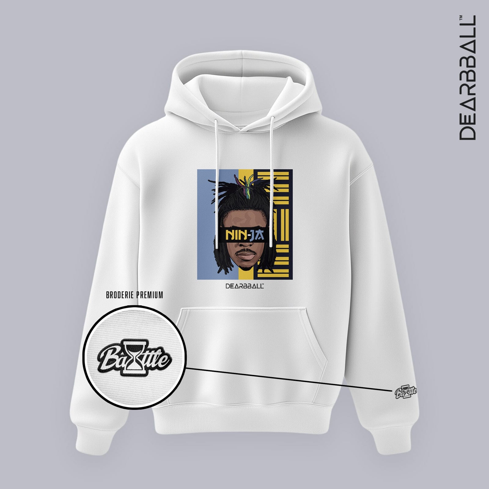 DearBBall Sweat à Capuche - NIN-JA BOG Premium Edition