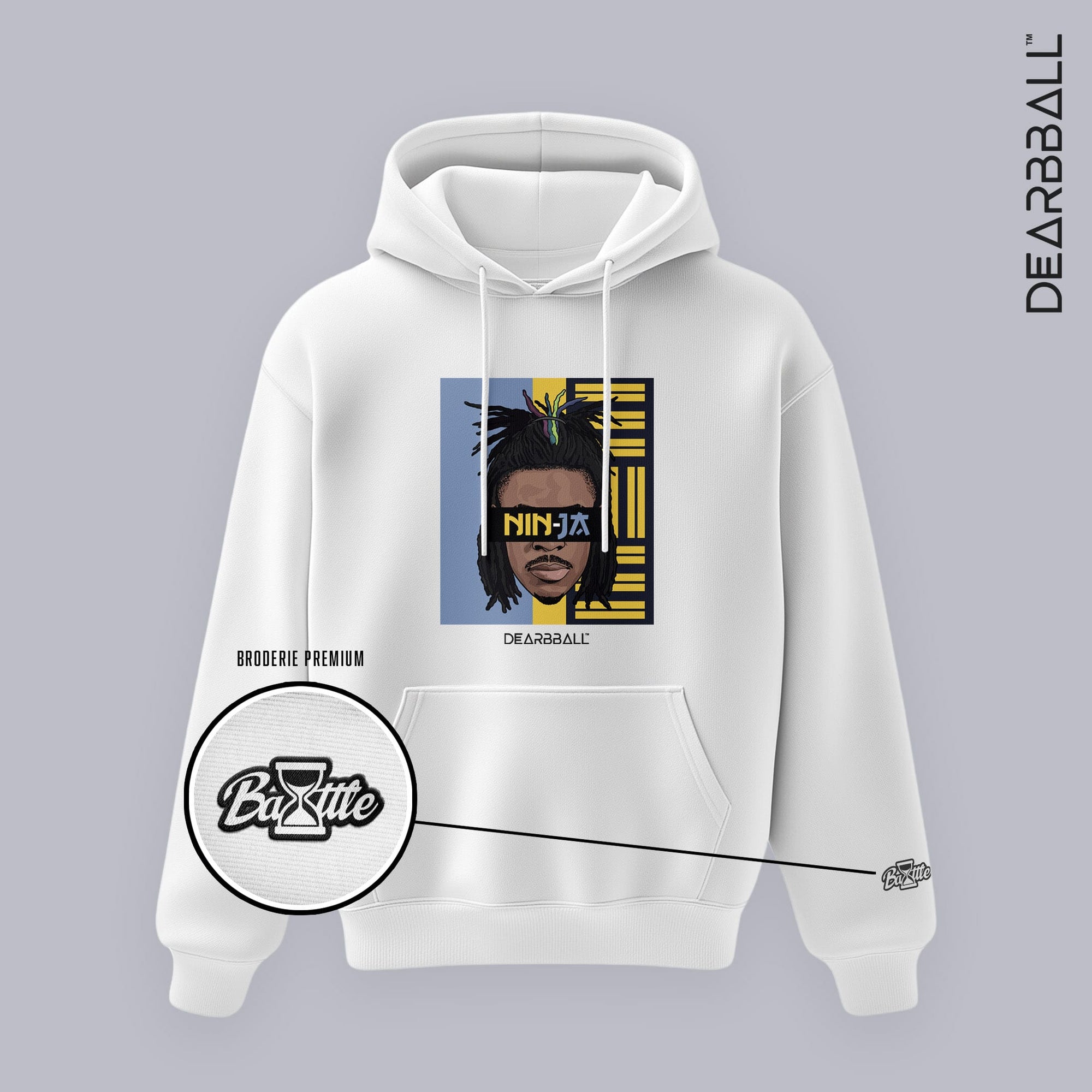 DearBBall Sweat à Capuche - NIN-JA BOG Premium Edition