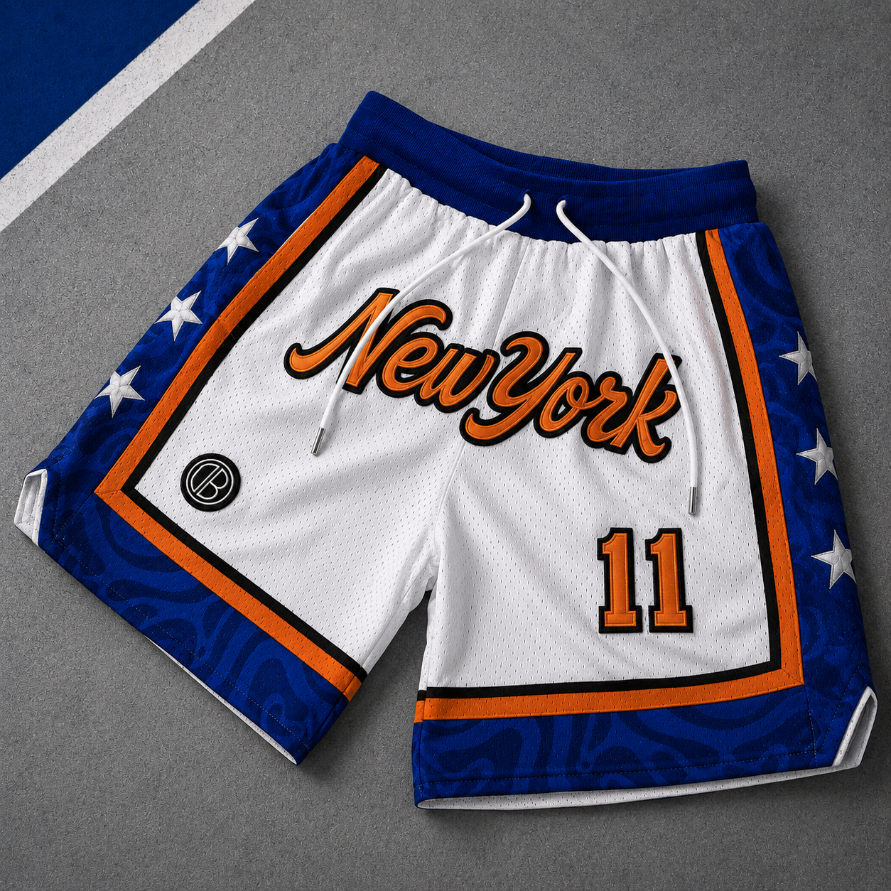 DBB SHORT MESH PREMIUM - NEW YORK FINALS 26 WHITE EDITION
