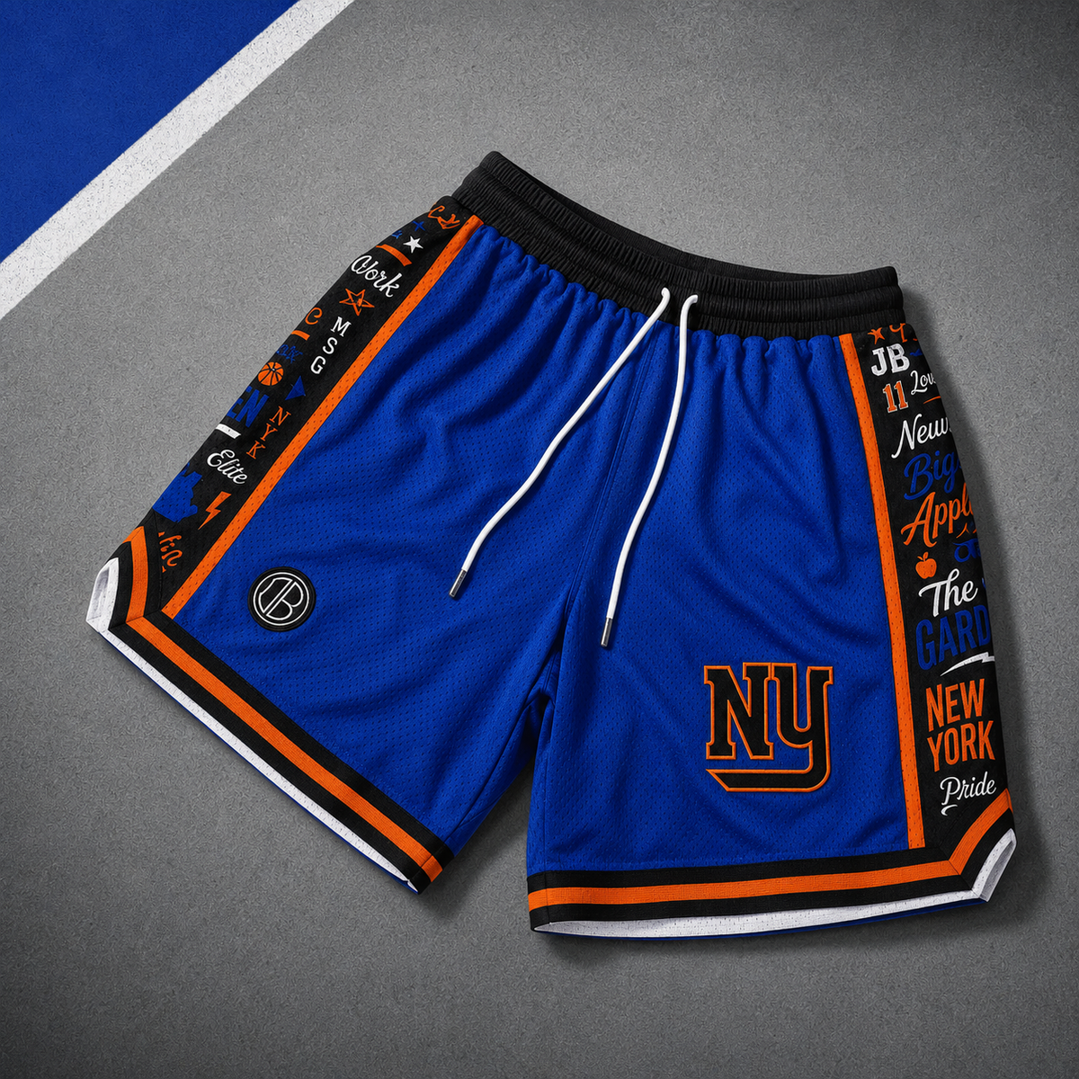 DBB SHORT MESH PREMIUM - L.A. INFINITY WEIß NUMMERIERTE LIMITIERTE EDITION