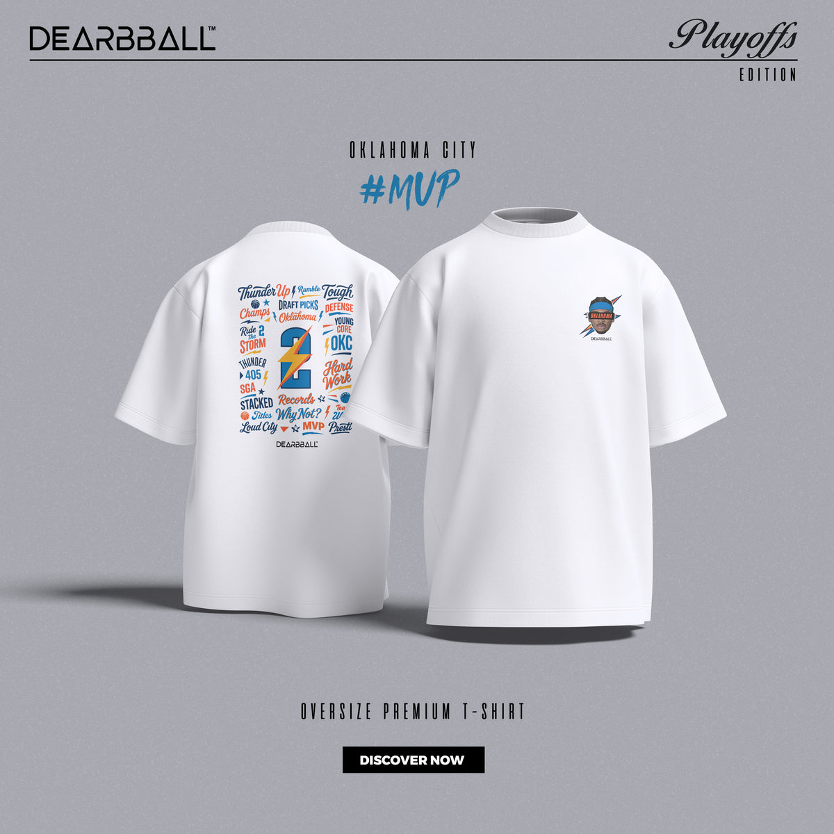 DearBBall T-Shirt Oversized Premium - SHAI OKLAHOMA Words Matter Edition