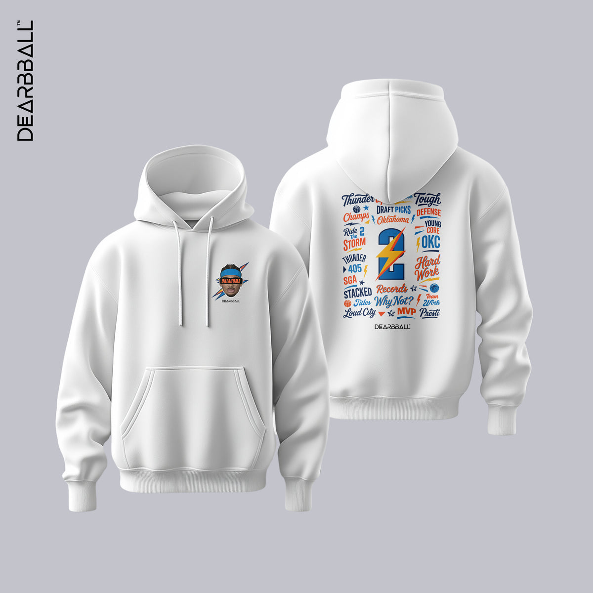 DearBBall Hoodie Premium - SHAI OKLAHOMA Words Matter Edition