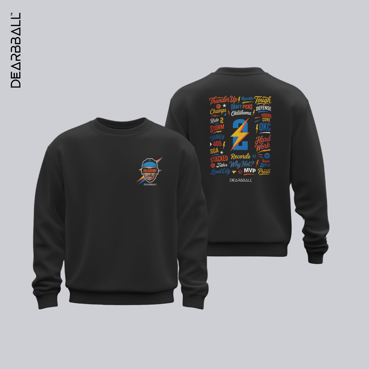 Sweatshirt DearBBall Premium - Edição SHAI OKLAHOMA Palavras Importam