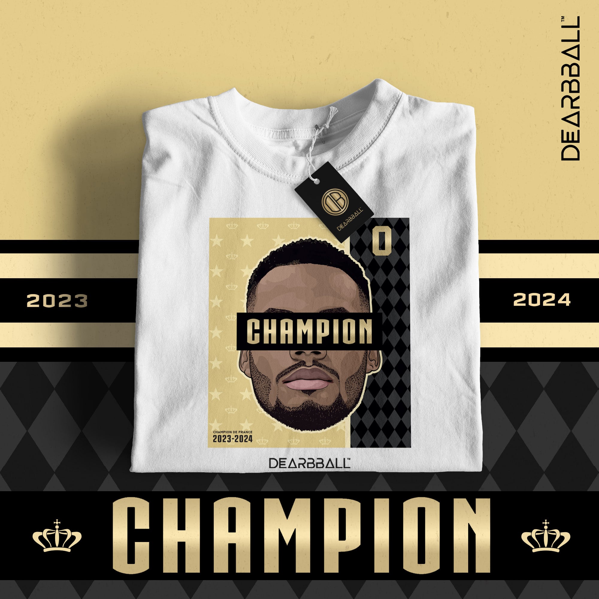 DearBBall T-Shirt - OKOBOSS Monaco CHAMP Édition