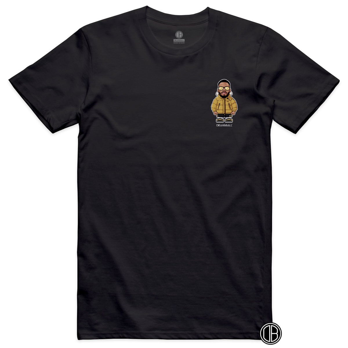 DearBBall T-Shirt - Mini OKOBOSS Gold (Format Coeur)