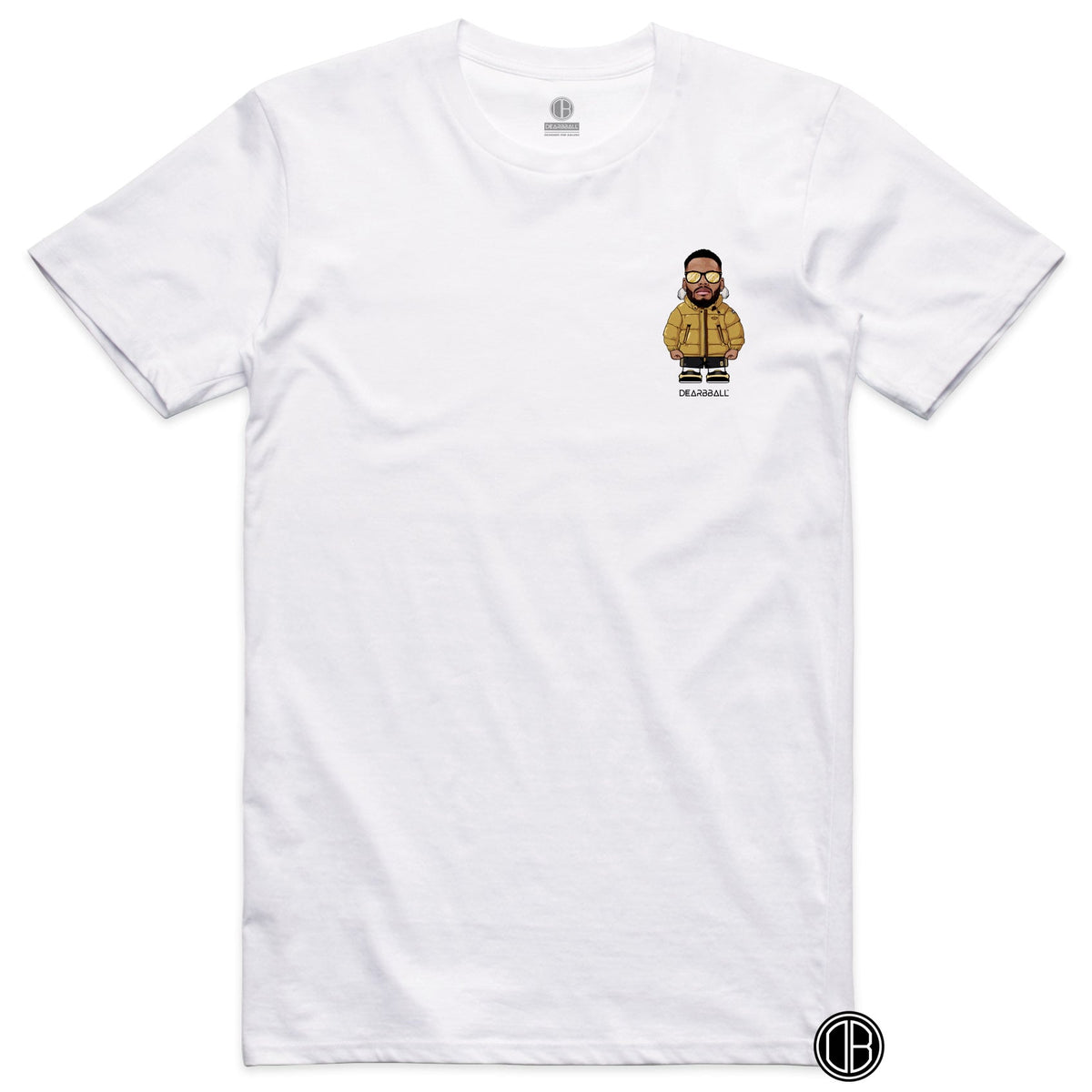 DearBBall T-Shirt - Mini OKOBOSS Gold (Format Coeur)