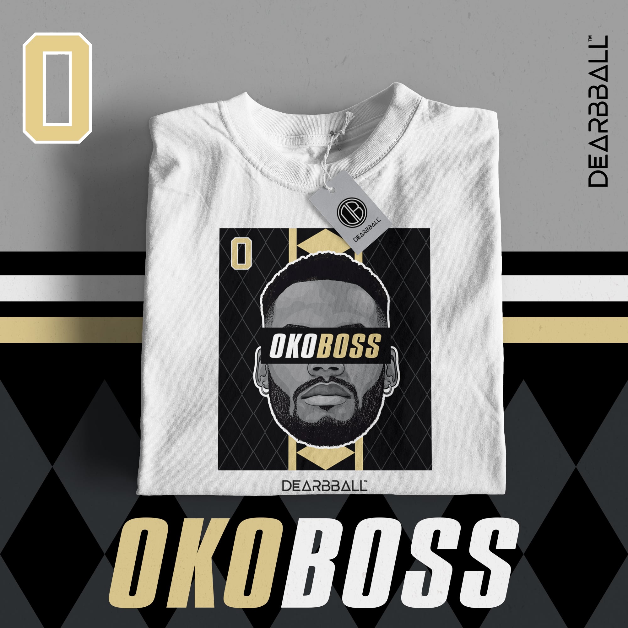 DearBBall T-Shirt - OKOBOSS Gold Edition