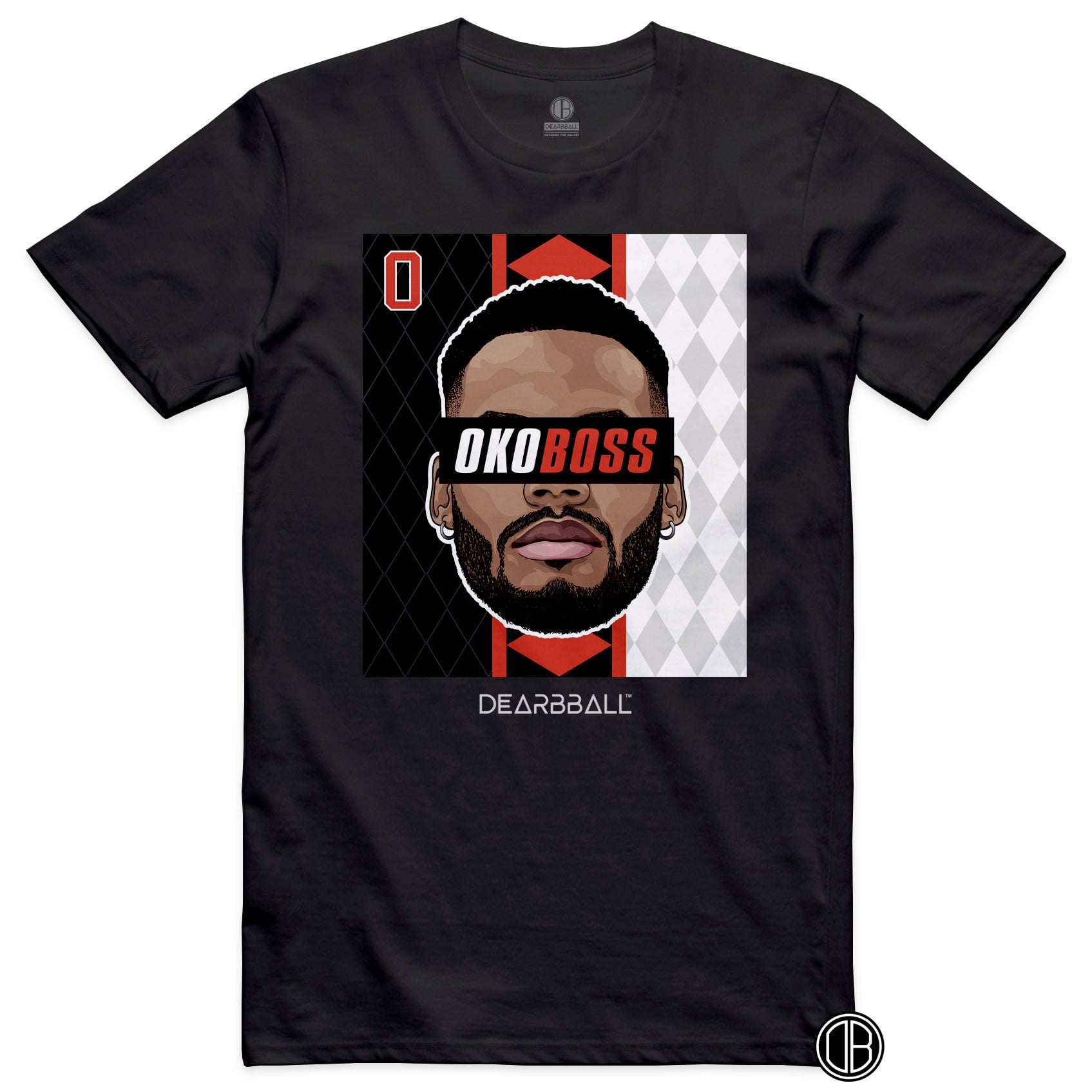 DearBBall T-Shirt - OKOBOSS Principauté White Edition