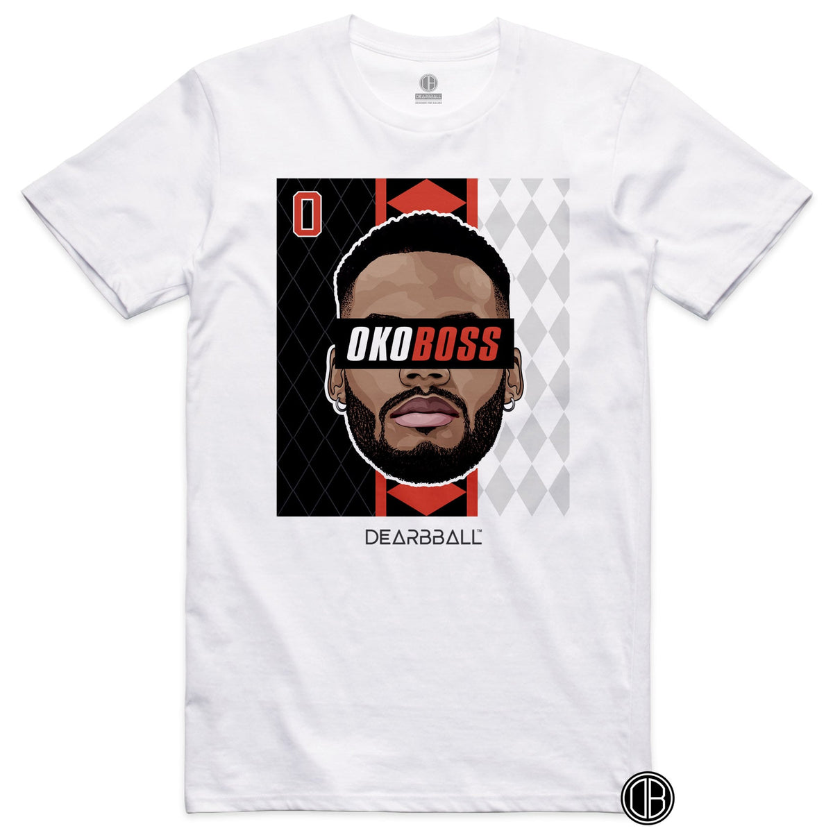 DearBBall T-Shirt - OKOBOSS Principauté White Edition