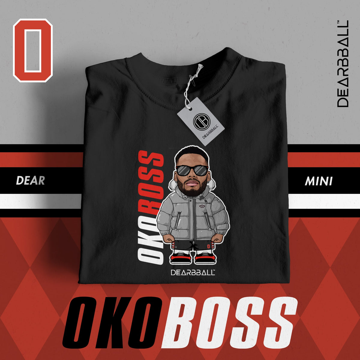 DearBBall T-Shirt - Edizione Mini OKOBOSS Script