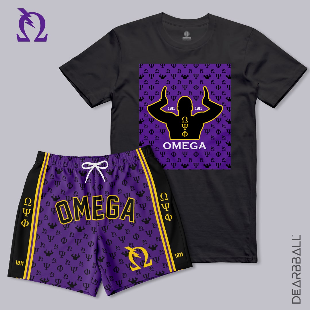 DearBBall Ensemble Short T-Shirt - OMEGA Pattern Edition