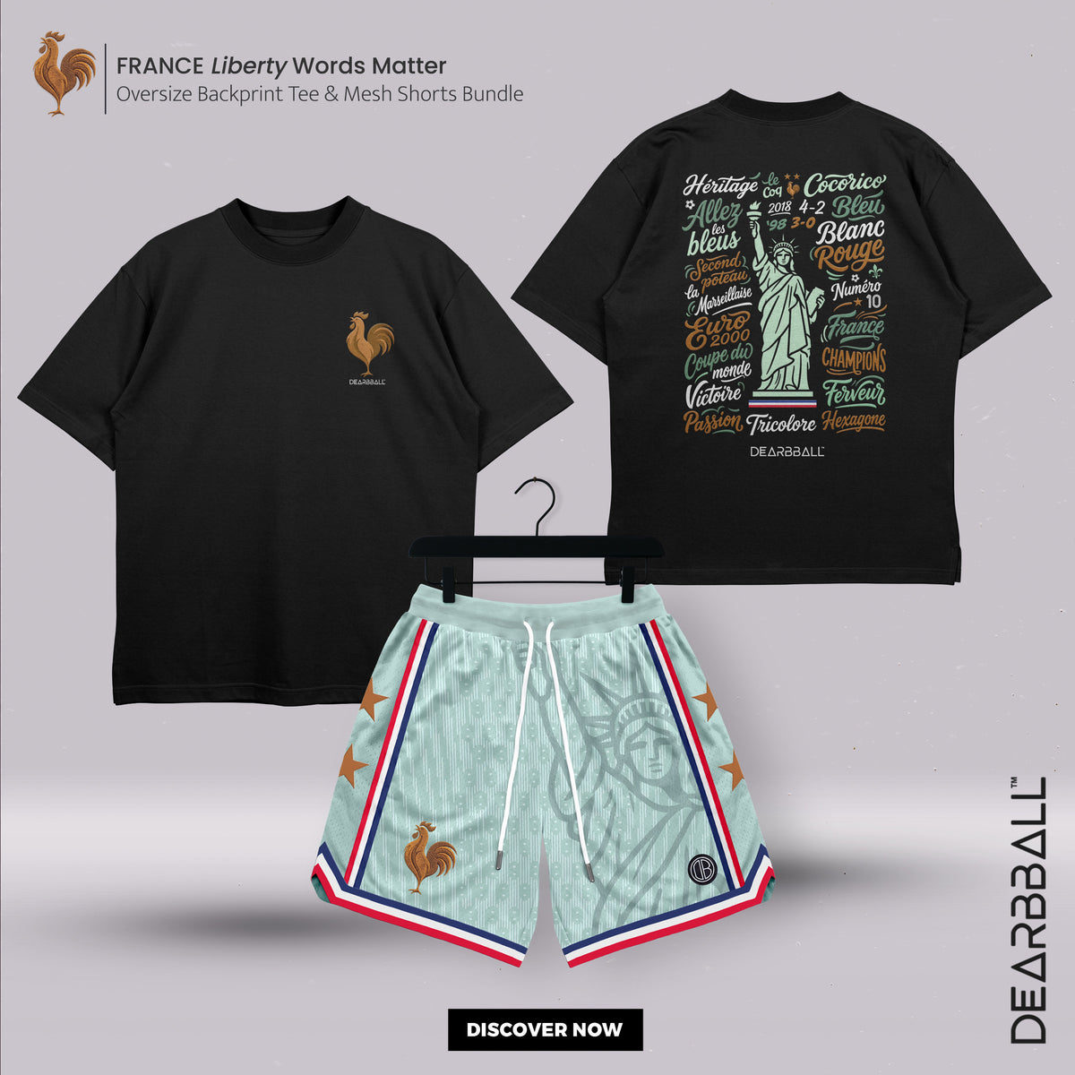 DBB SHORT MESH PREMIUM - L.A. INFINITY WEIß NUMMERIERTE LIMITIERTE EDITION