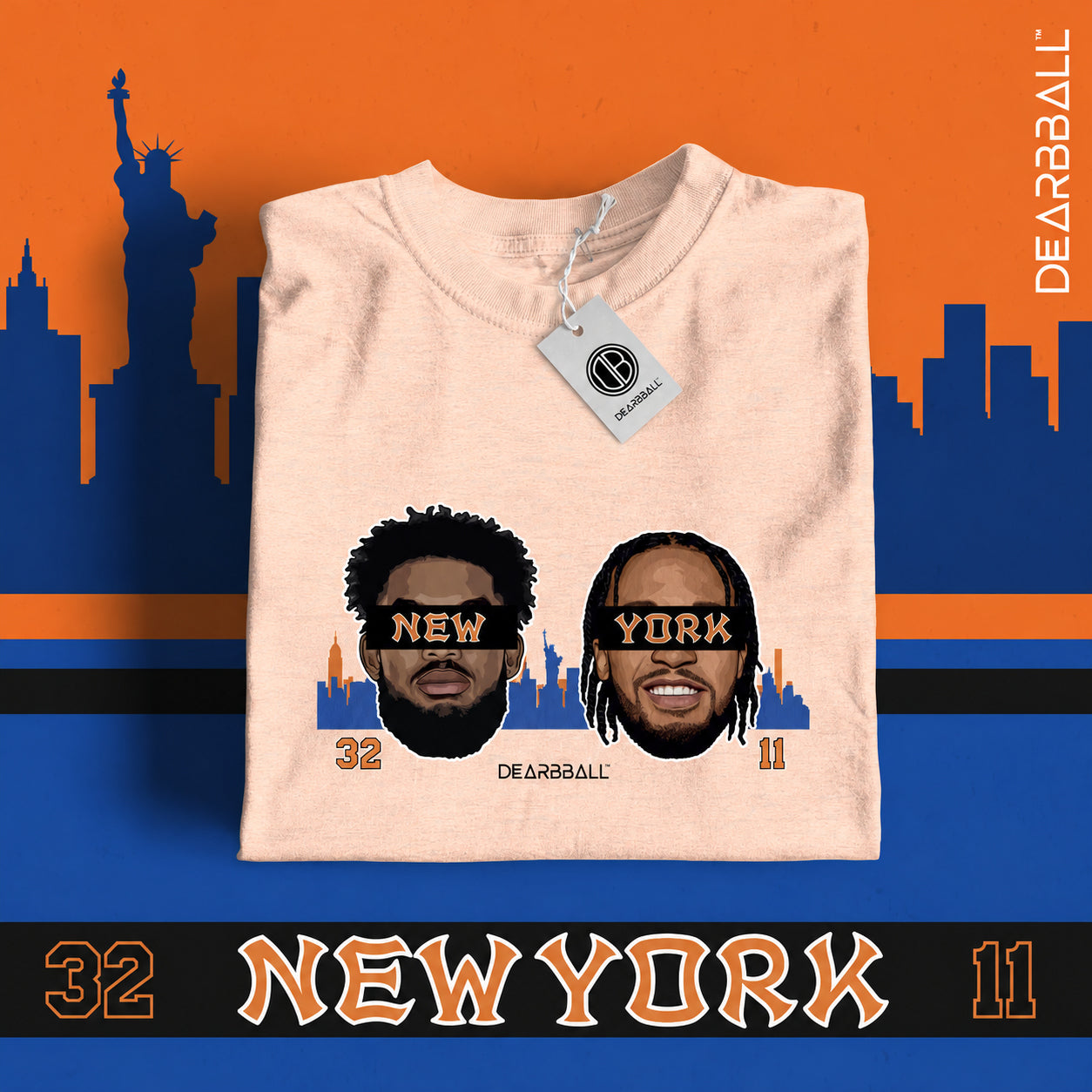 T-shirt DearBBall - Edição Duo New York
