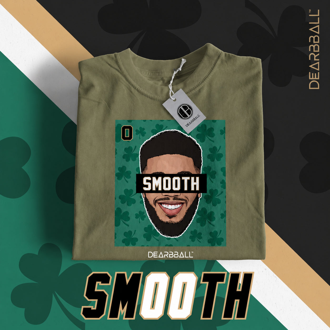 T-shirt DearBBall - Edição SMOOTH Trèfles