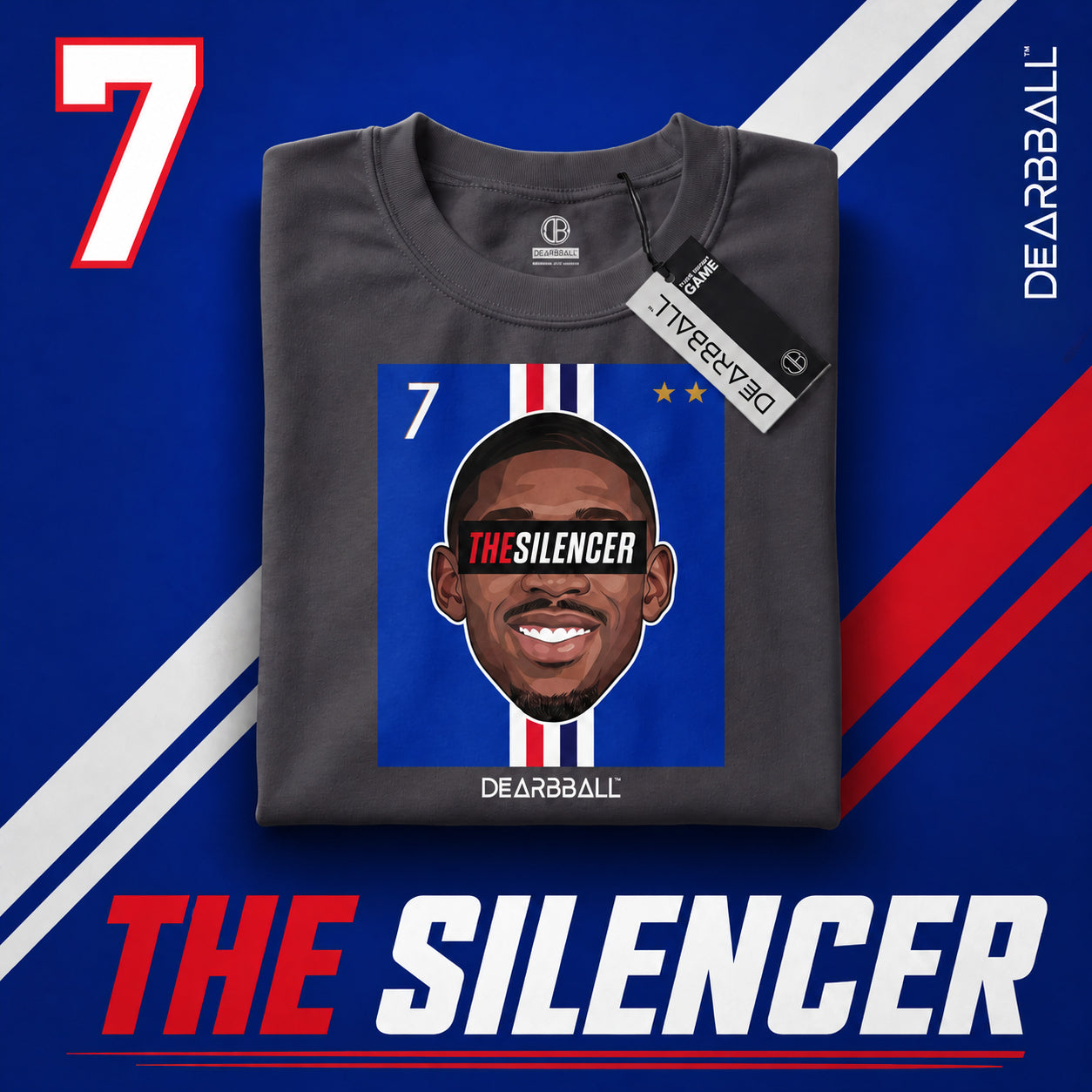 T-Shirt DearBBall - TheSILENCER Tricolor CDM Edition