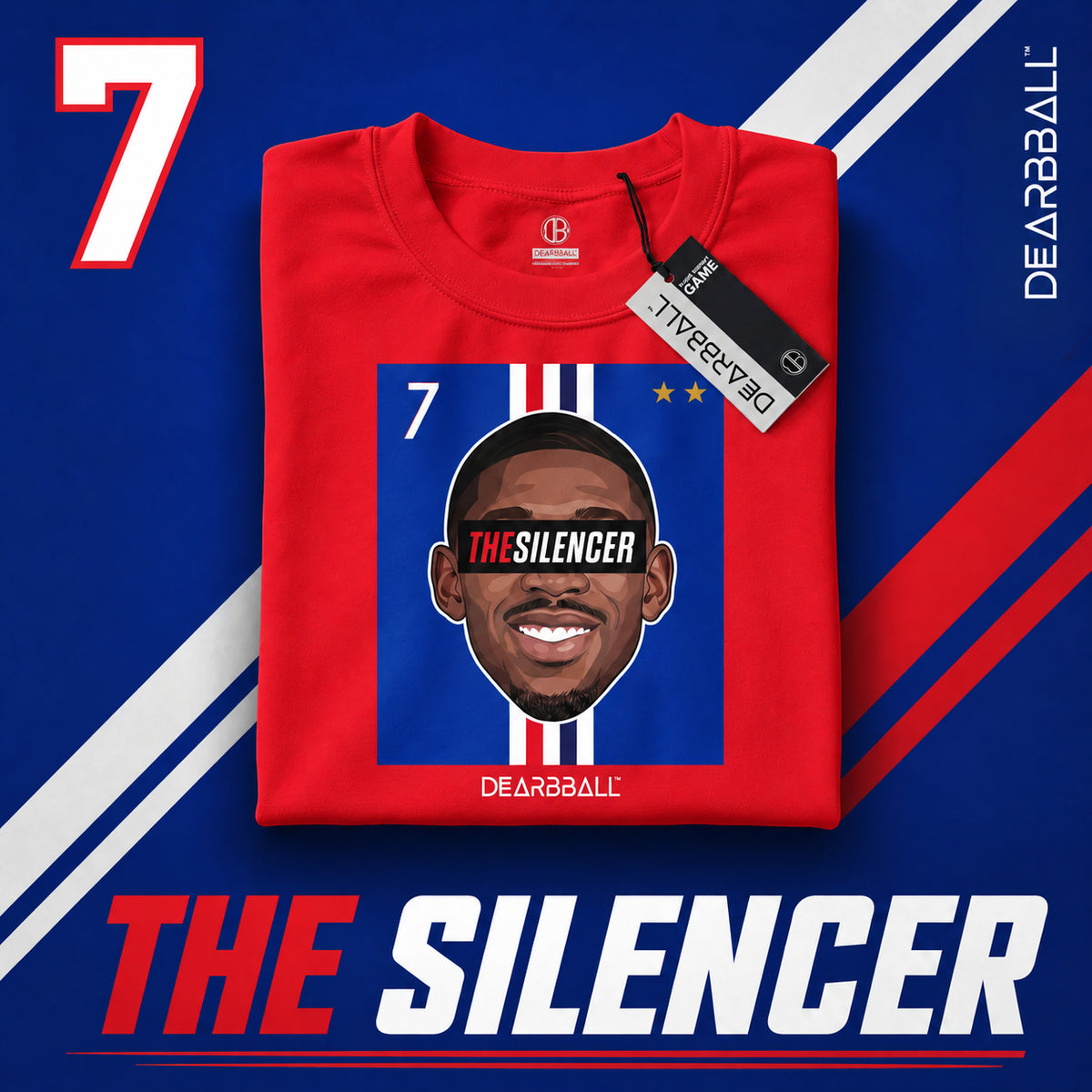 T-Shirt DearBBall - TheSILENCER Tricolor CDM Edition