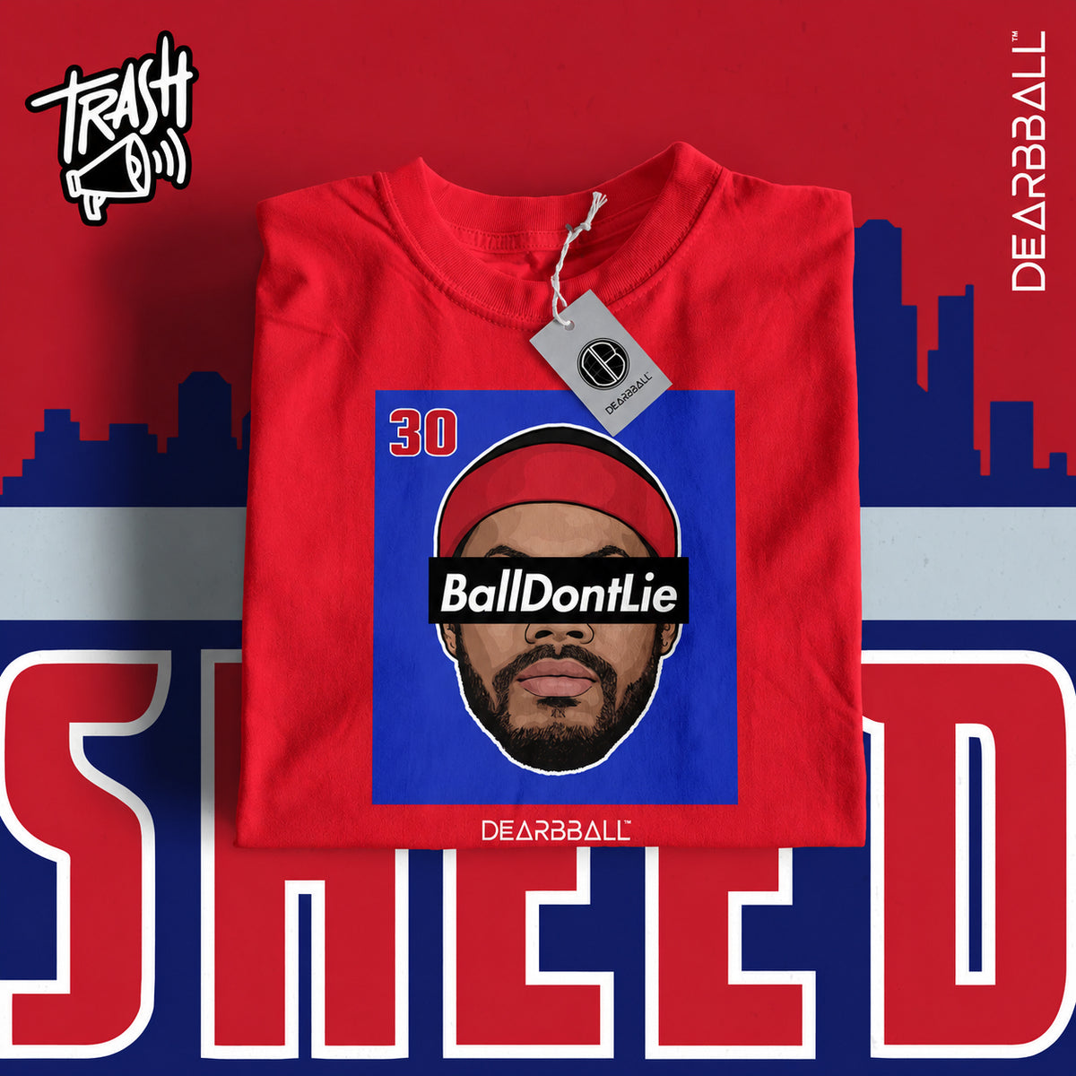 DearBBall T-Shirt - Ball Don't Lie Detroit Edition