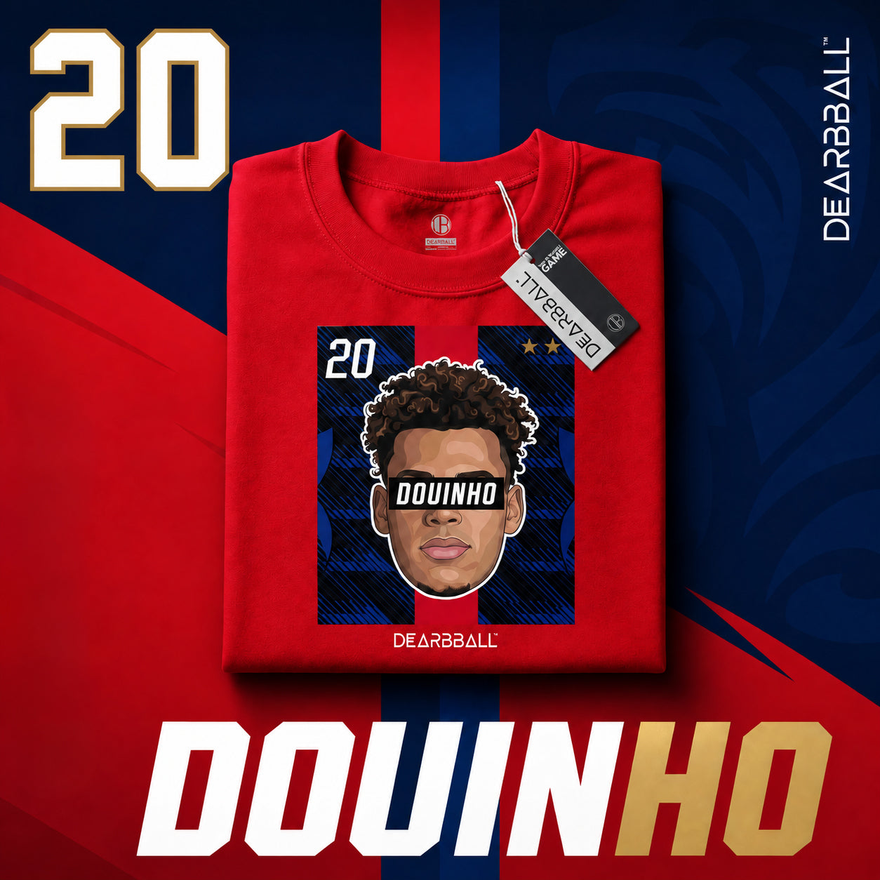 T-Shirt DearBBall - DOUINHO Tricolor CDM Edition