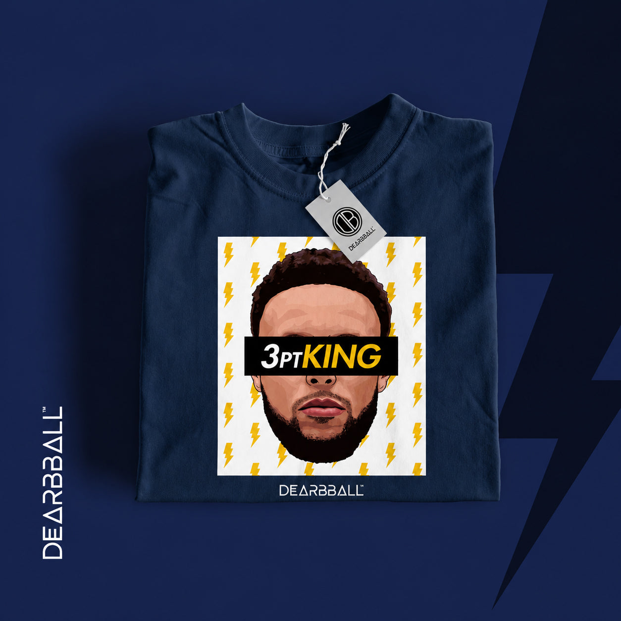 T-shirt DearBBall - Edição 3pt King Lightning