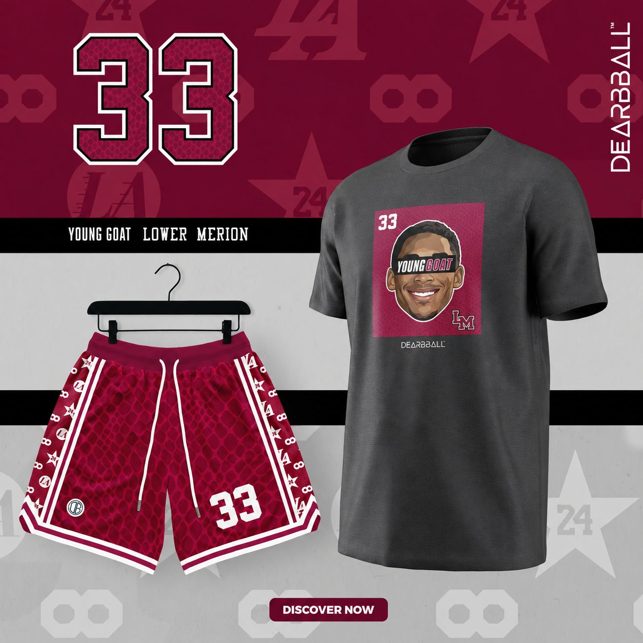 DearBBall T-Shirt - YOUNG GOAT LM 33 Edition