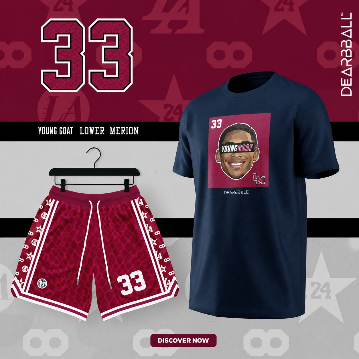 DearBBall T-Shirt - YOUNG GOAT LM 33 Edition