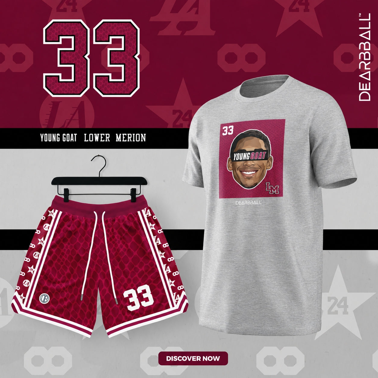 DearBBall T-Shirt - YOUNG GOAT LM 33 Edition
