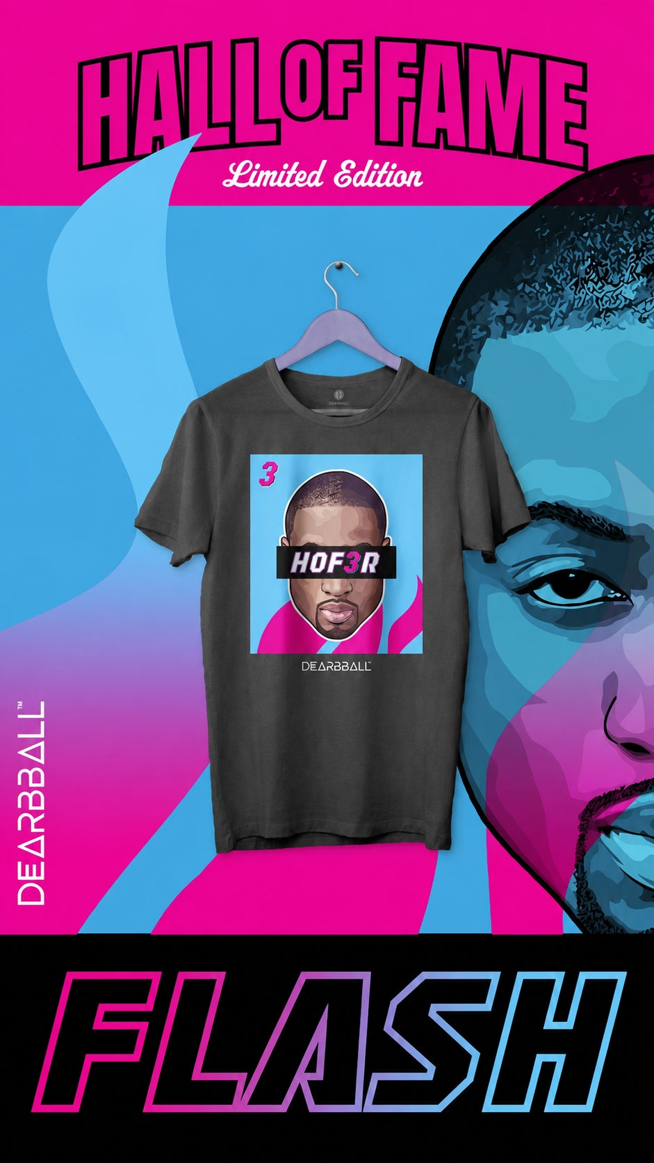 DearBBall T-Shirt - HOF3R Vice City Edition