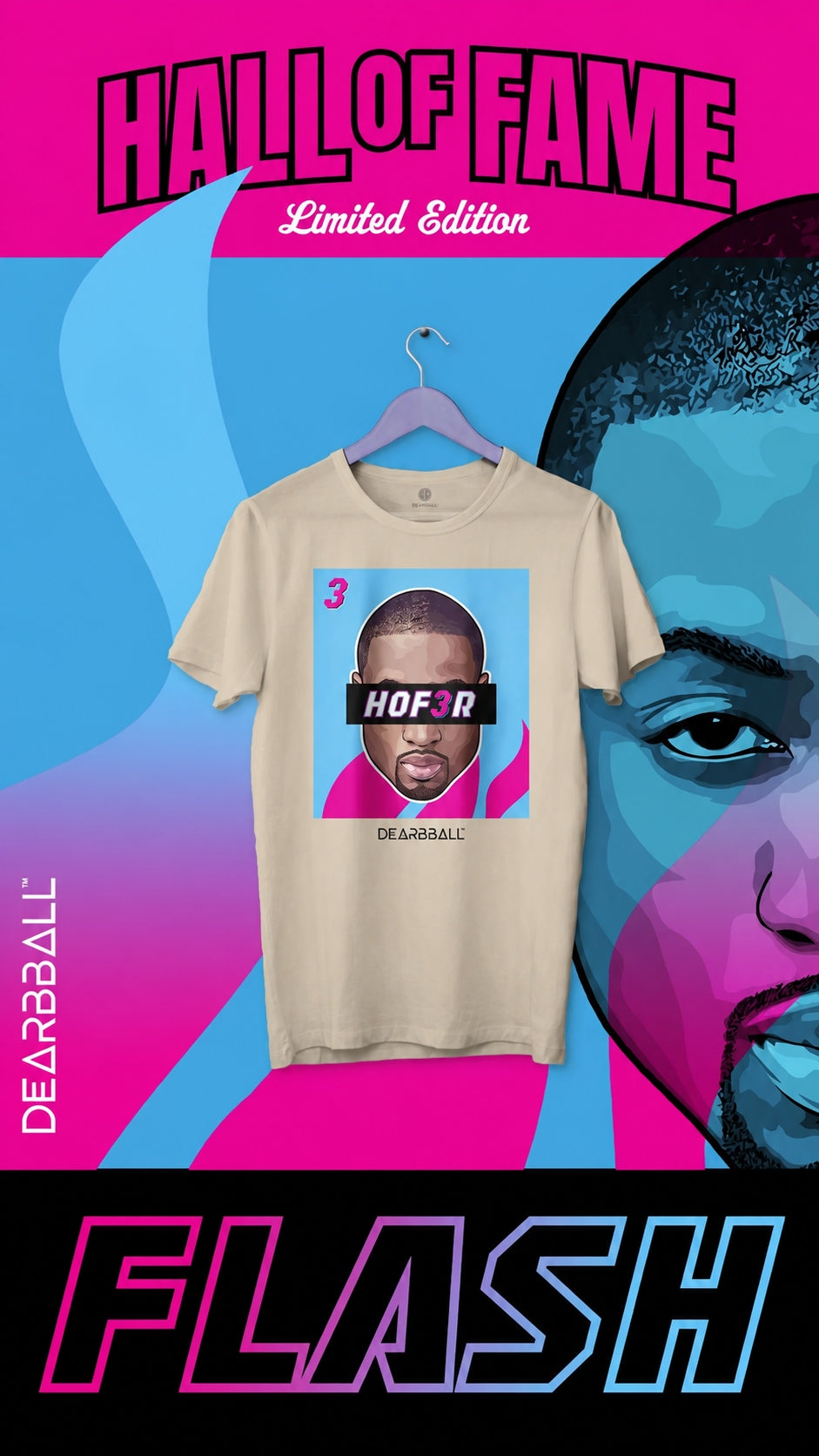 DearBBall T-Shirt - HOF3R Vice City Edition
