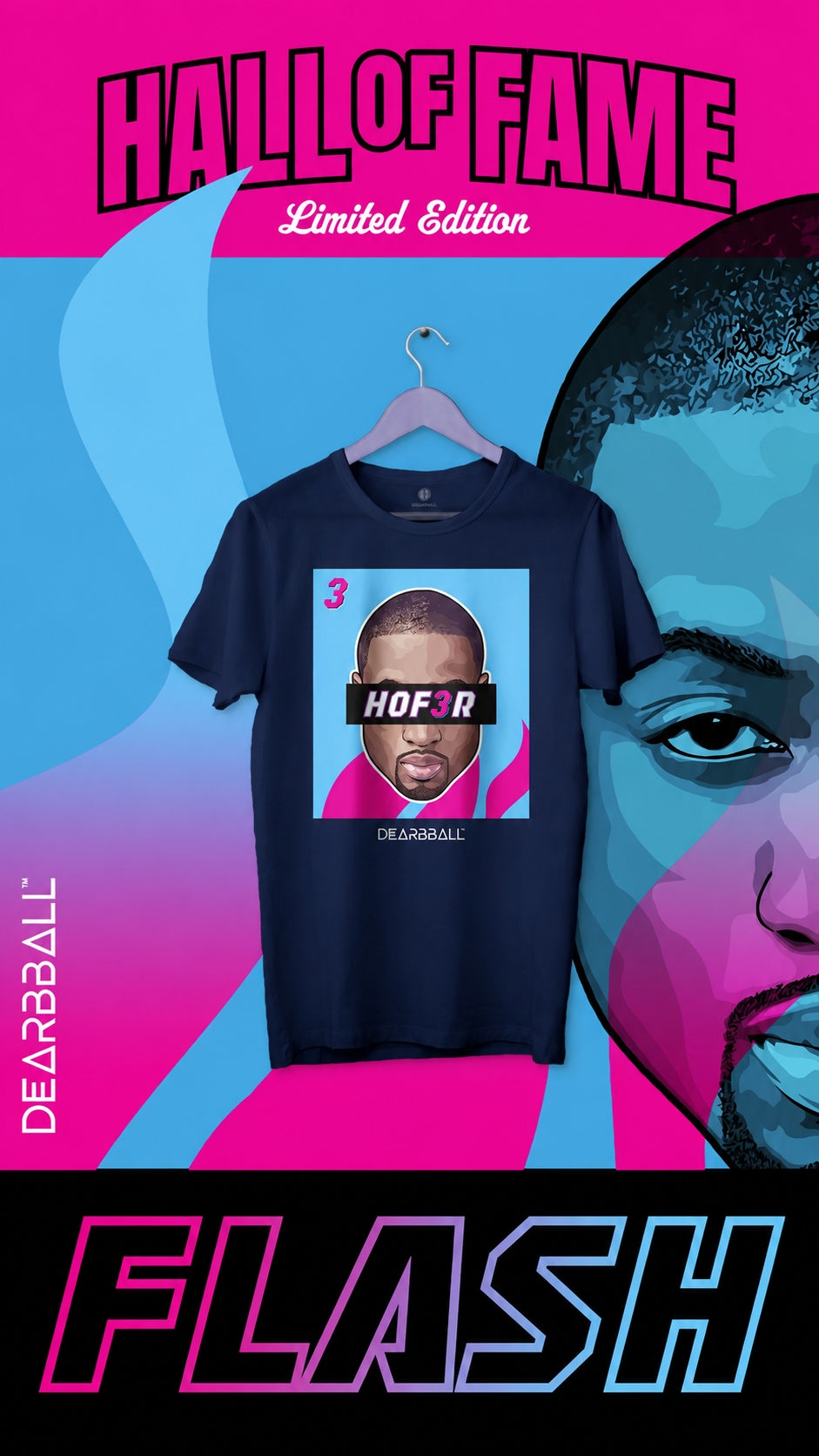 DearBBall T-Shirt - HOF3R Vice City Edition
