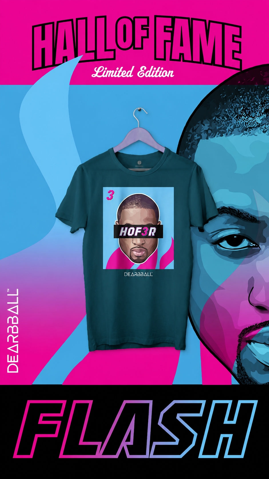 DearBBall T-Shirt - HOF3R Vice City Edition