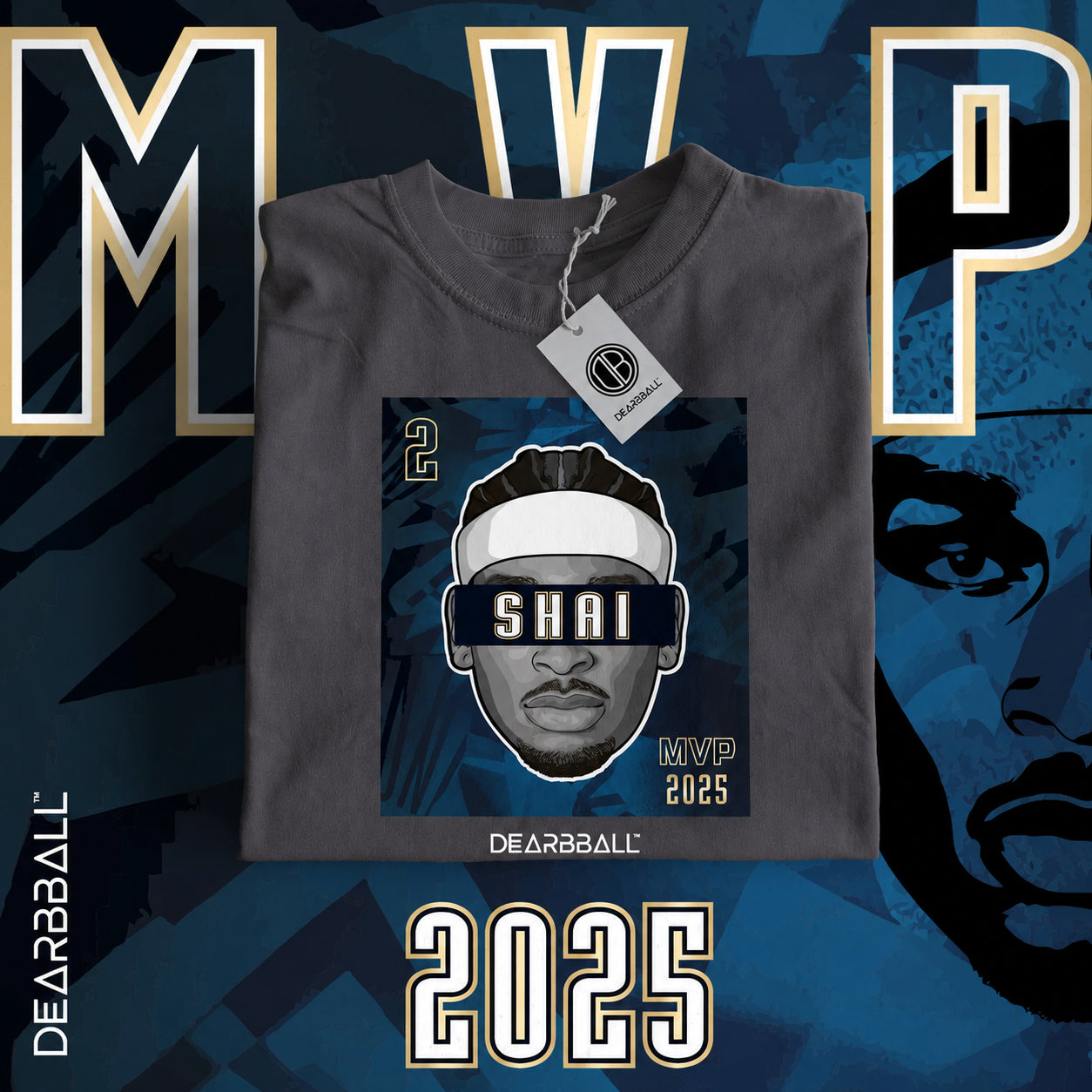 DearBBall T-Shirt - Shai MVP Trophy Edition