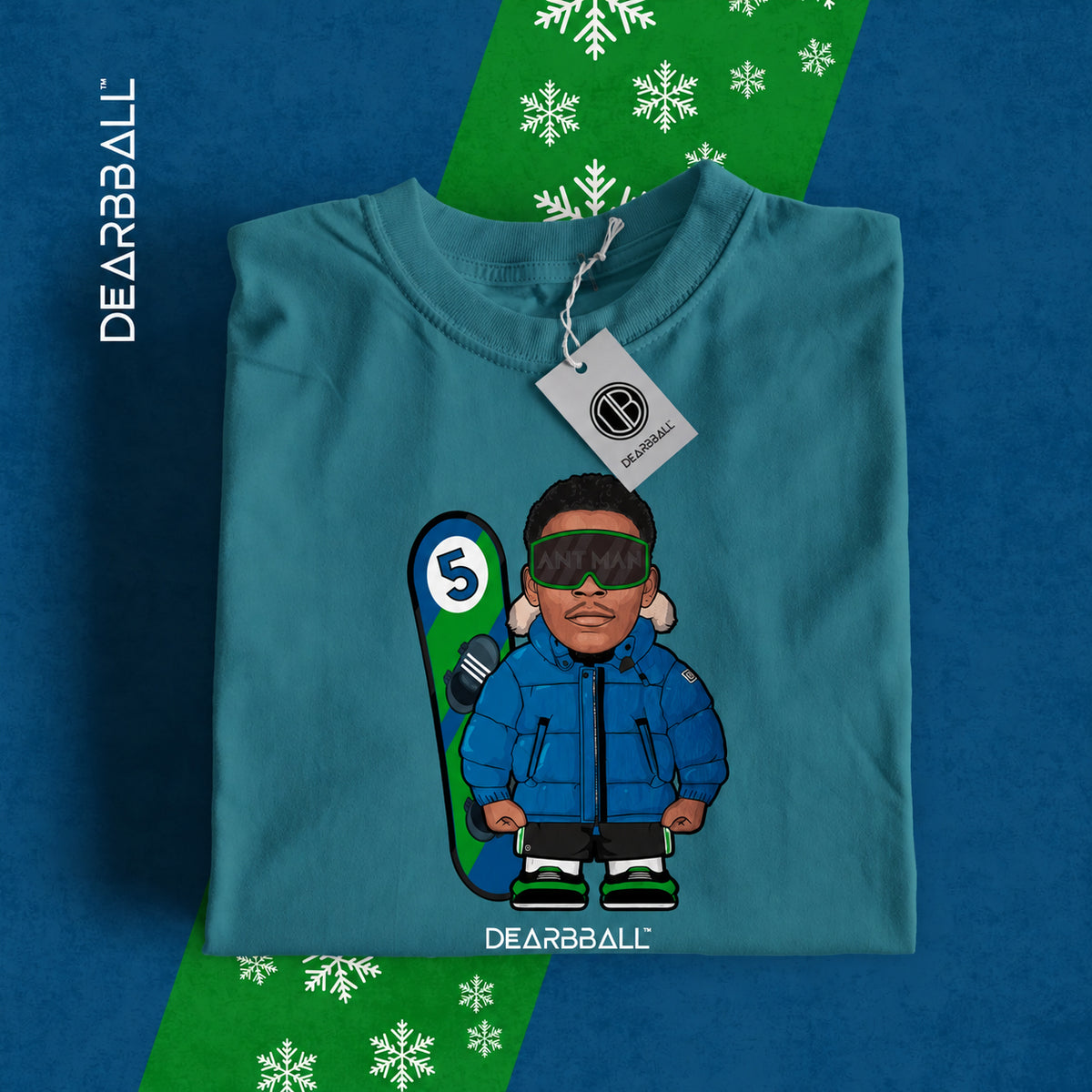 DearBBall Camiseta - Edición Mini ANT-MAN Nieve