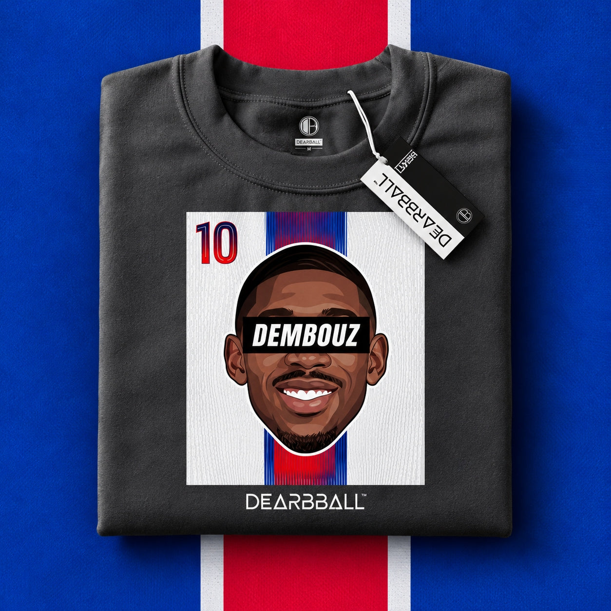 DearBBall T-Shirt - DEMBOUZ 10 Paris White Edition