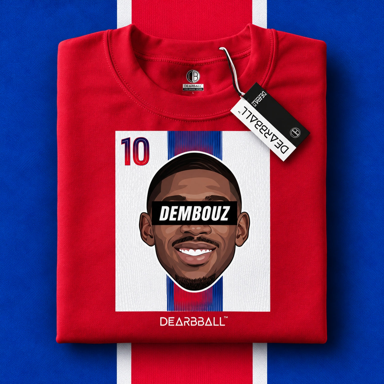 DearBBall T-Shirt - DEMBOUZ 10 Paris White Edition