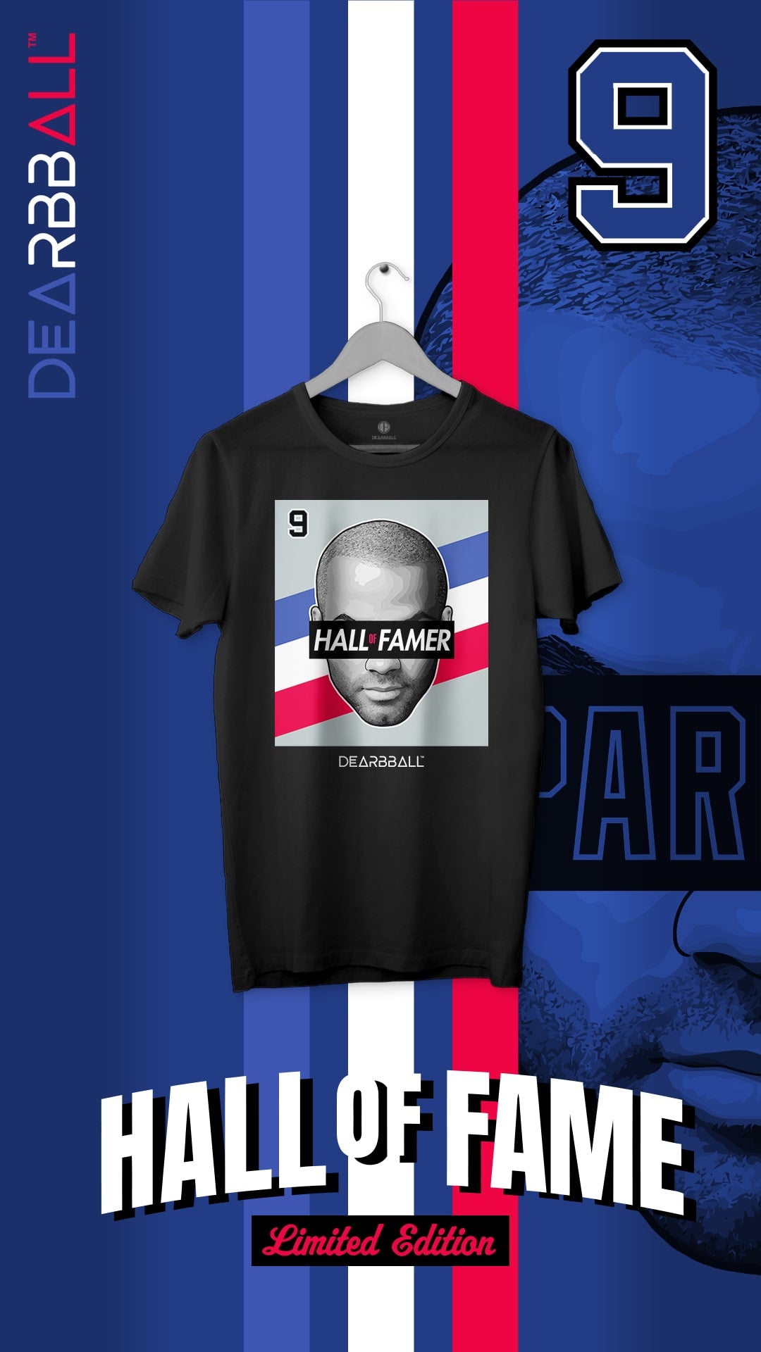 DearBBall T-Shirt - HOF Tricolor Edition