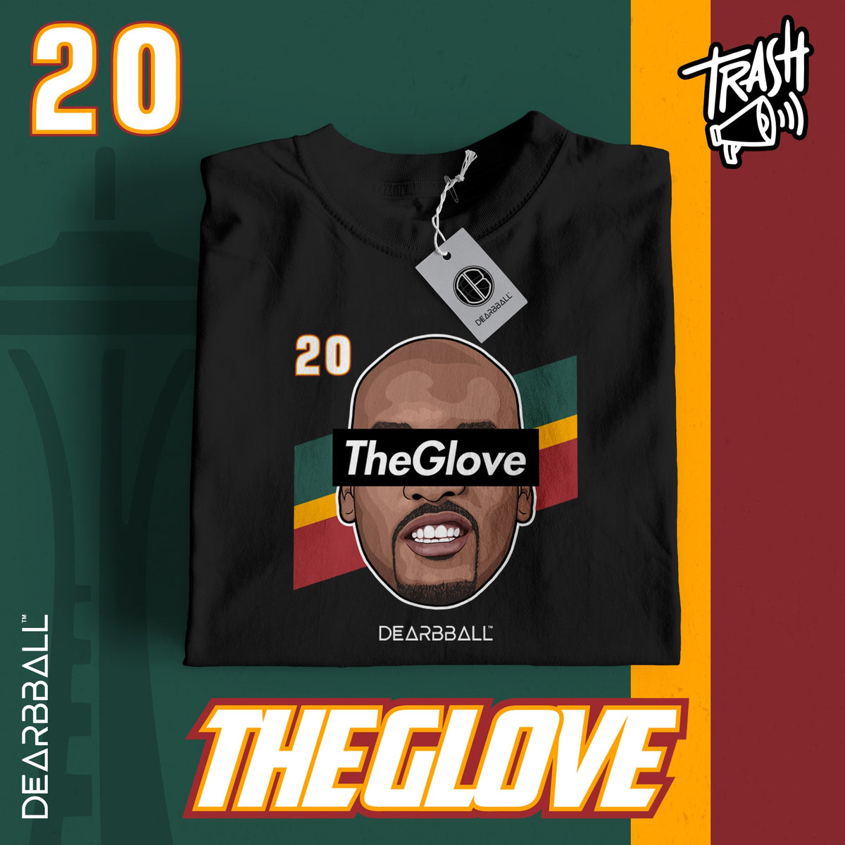 DearBBall Premium T-Shirt - TheGlove Seattle Trash 📢 Embroidery Edition