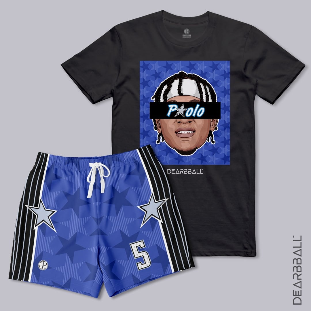 Conjunto DearBBall de T-shirt e Calções - Edição PAOLO Stars