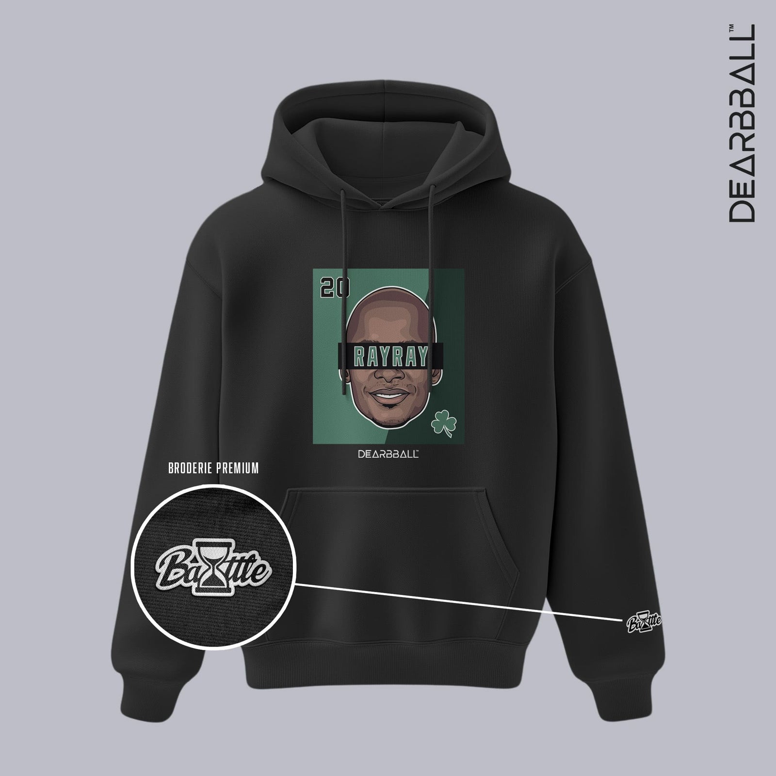 DearBBall Sweat à Capuche - RAYRAY BOG Premium Edition