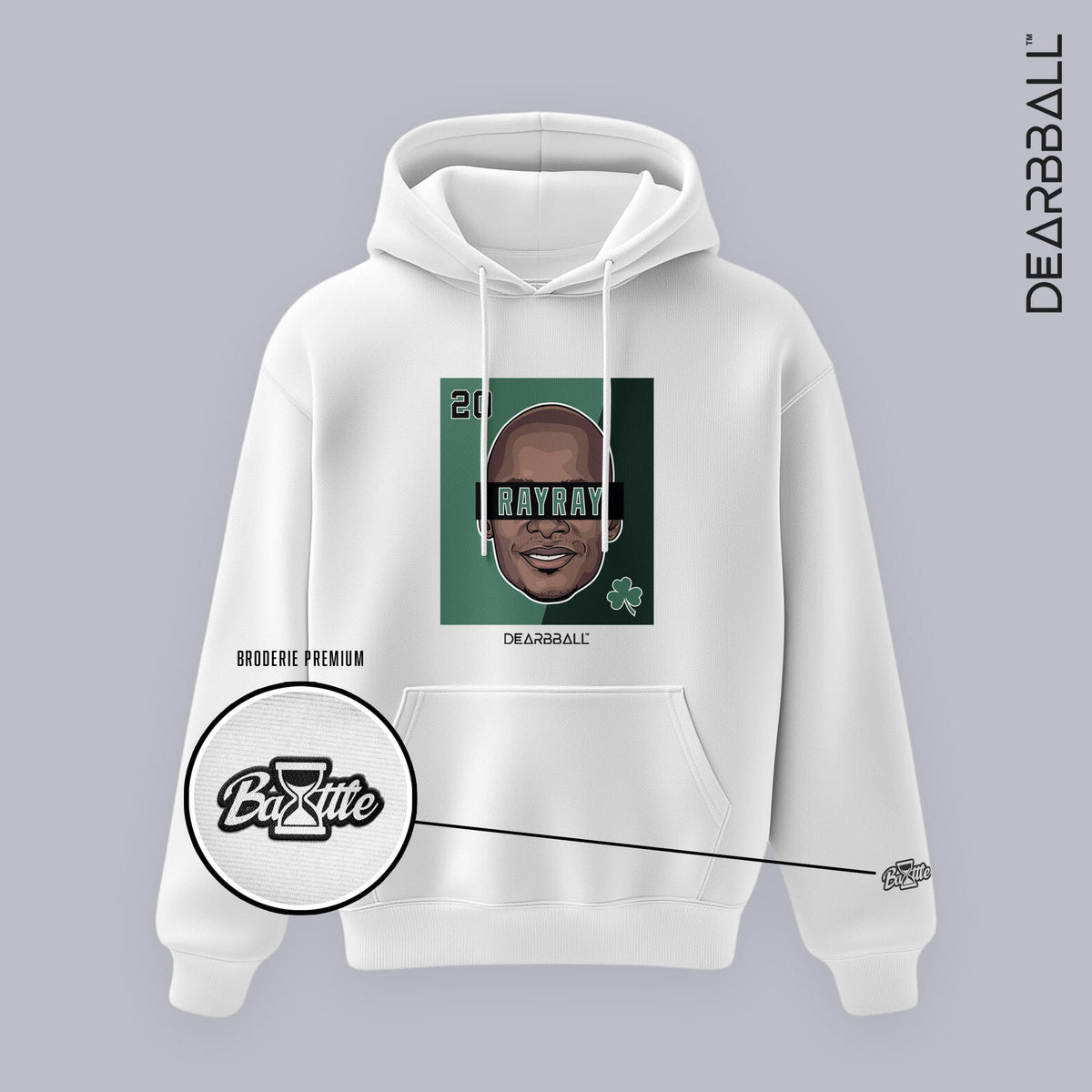 DearBBall Sweat à Capuche - RAYRAY BOG Premium Edition