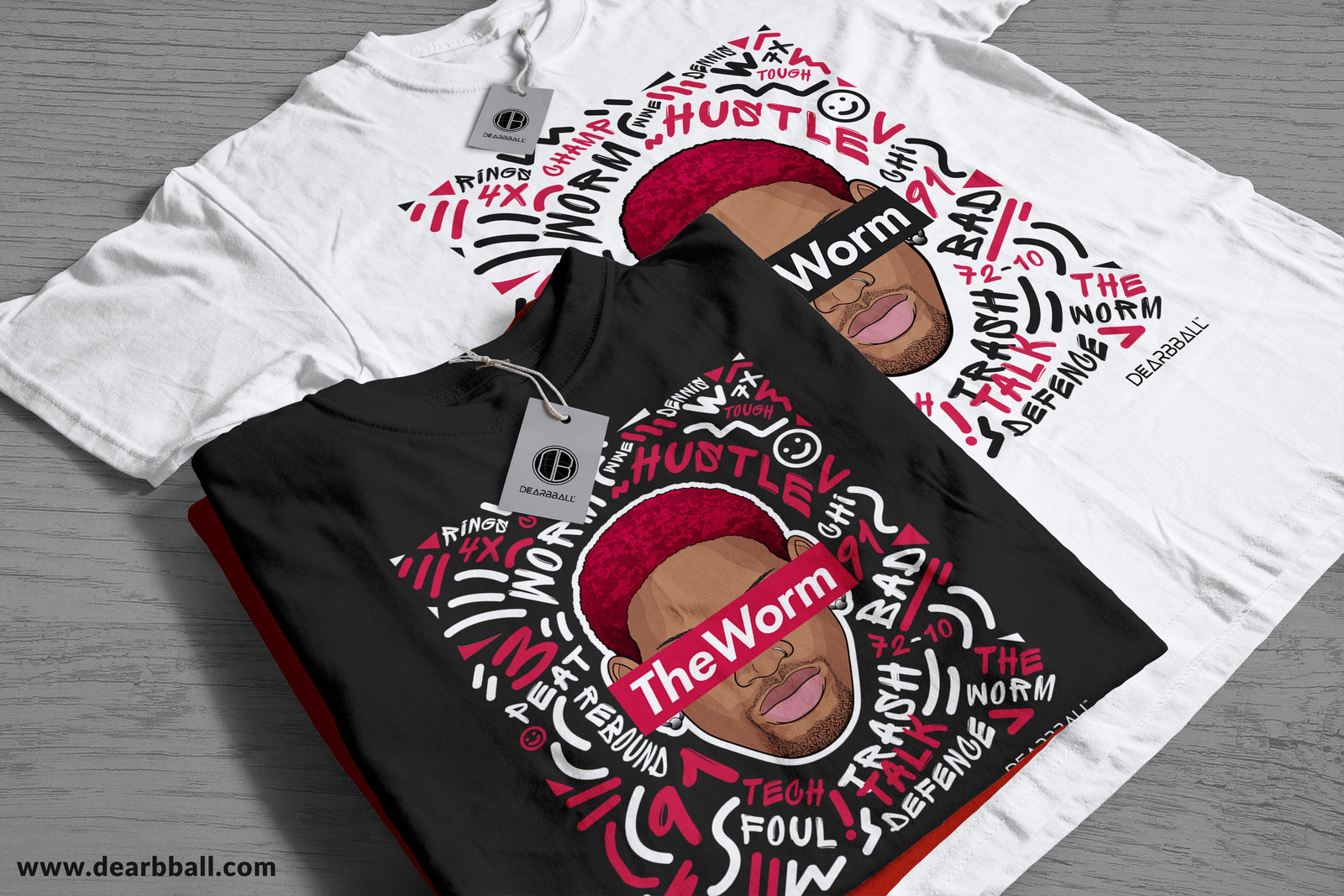 DearBBall T-Shirt - TheWORM Words Matter Edition